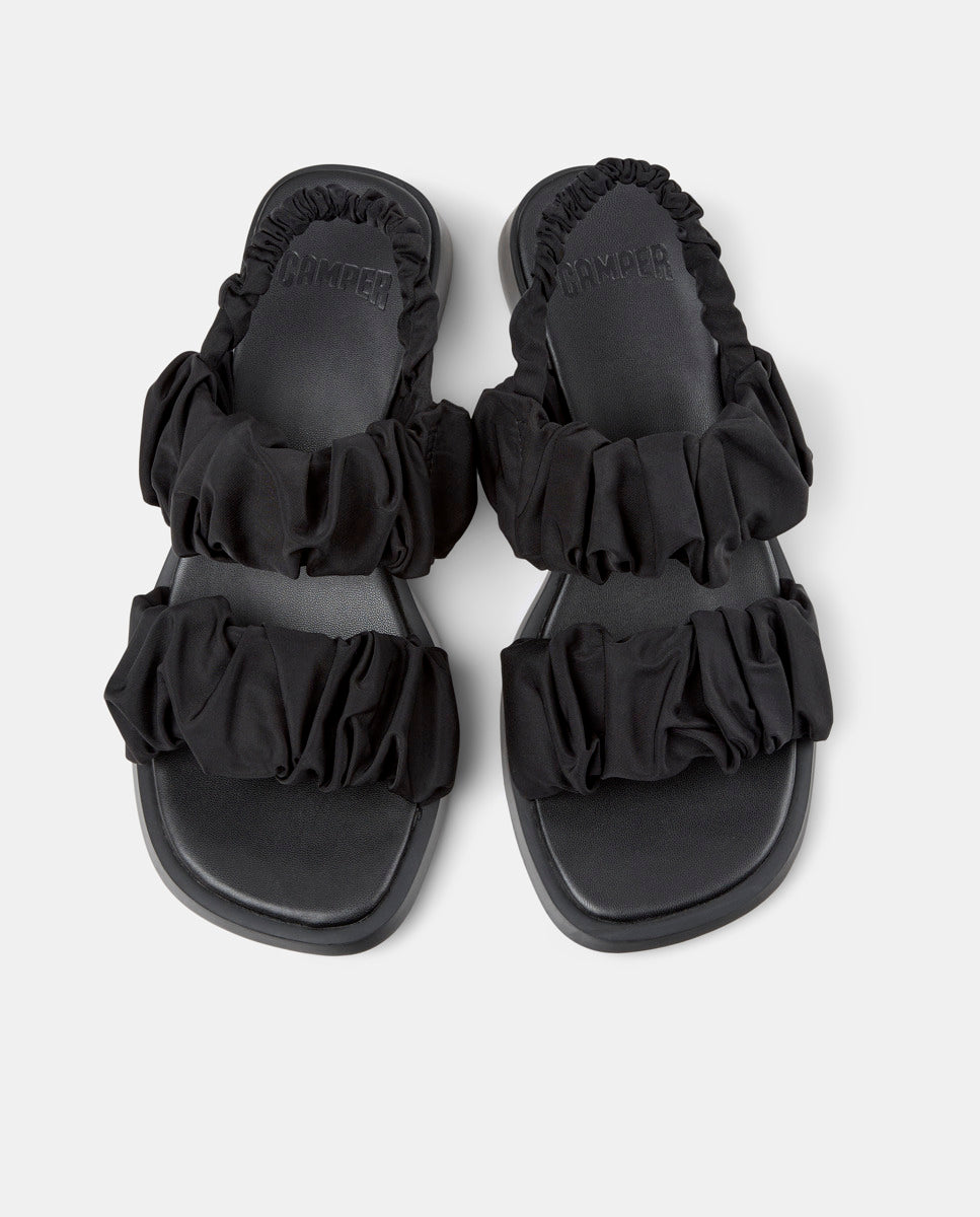 CAMPER Dana K201894, black sandals for women at Tascón