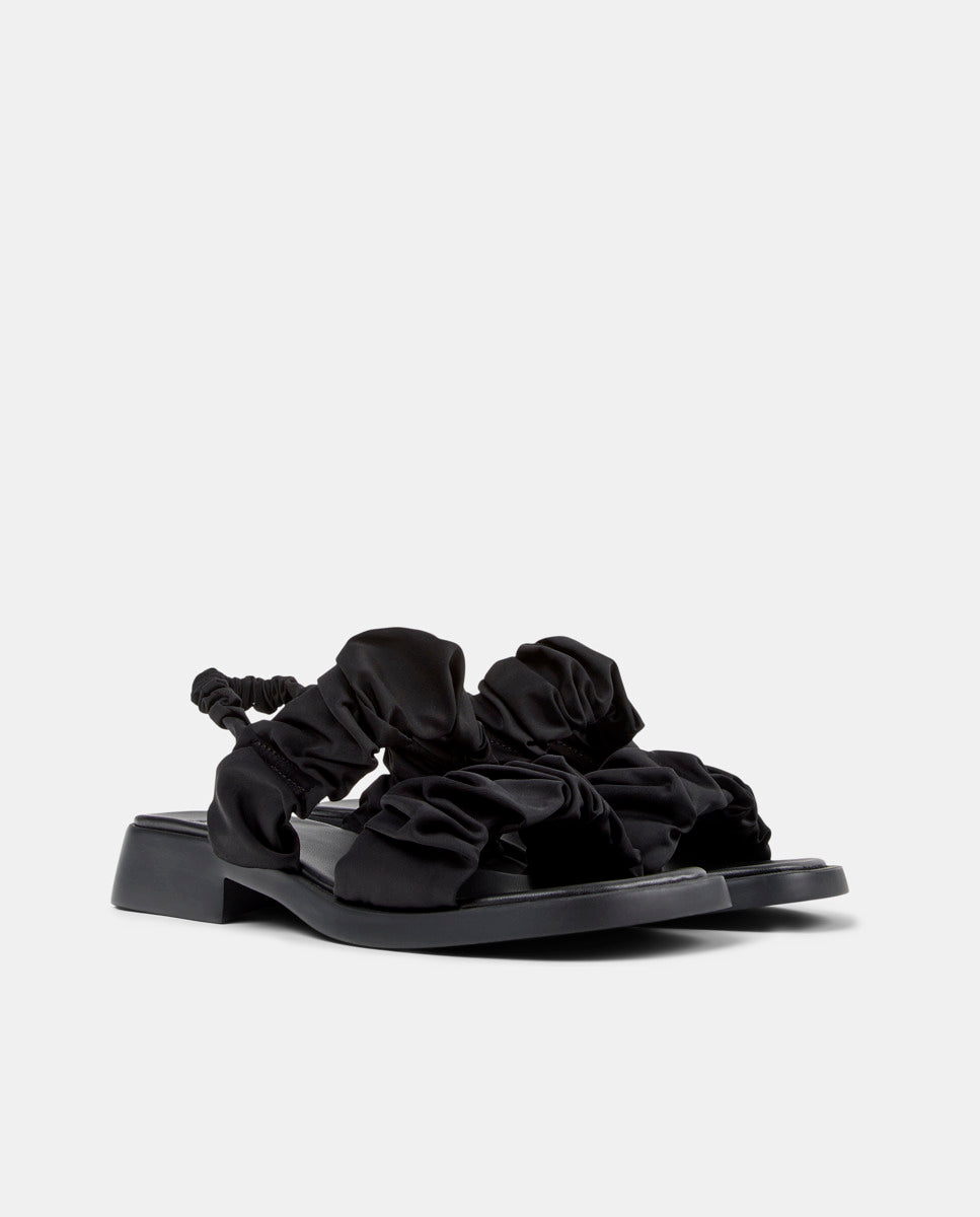 CAMPER Dana K201894, black sandals for women at Tascón