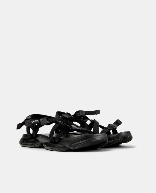 CAMPER Karst Sandal، صنادل أسود للنساء من Tascón