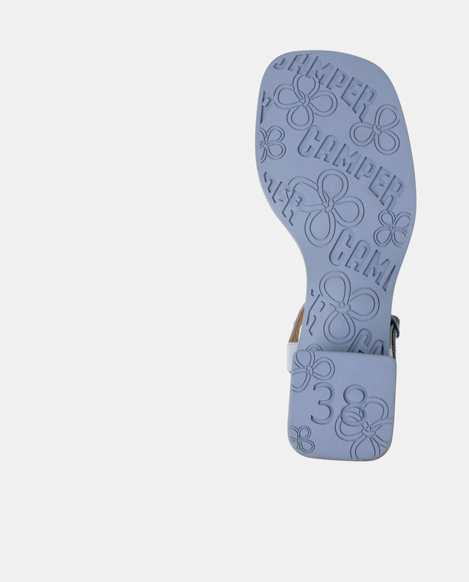 CAMPER Kora Sandal، صنادل أزرق للنساء من Tascón