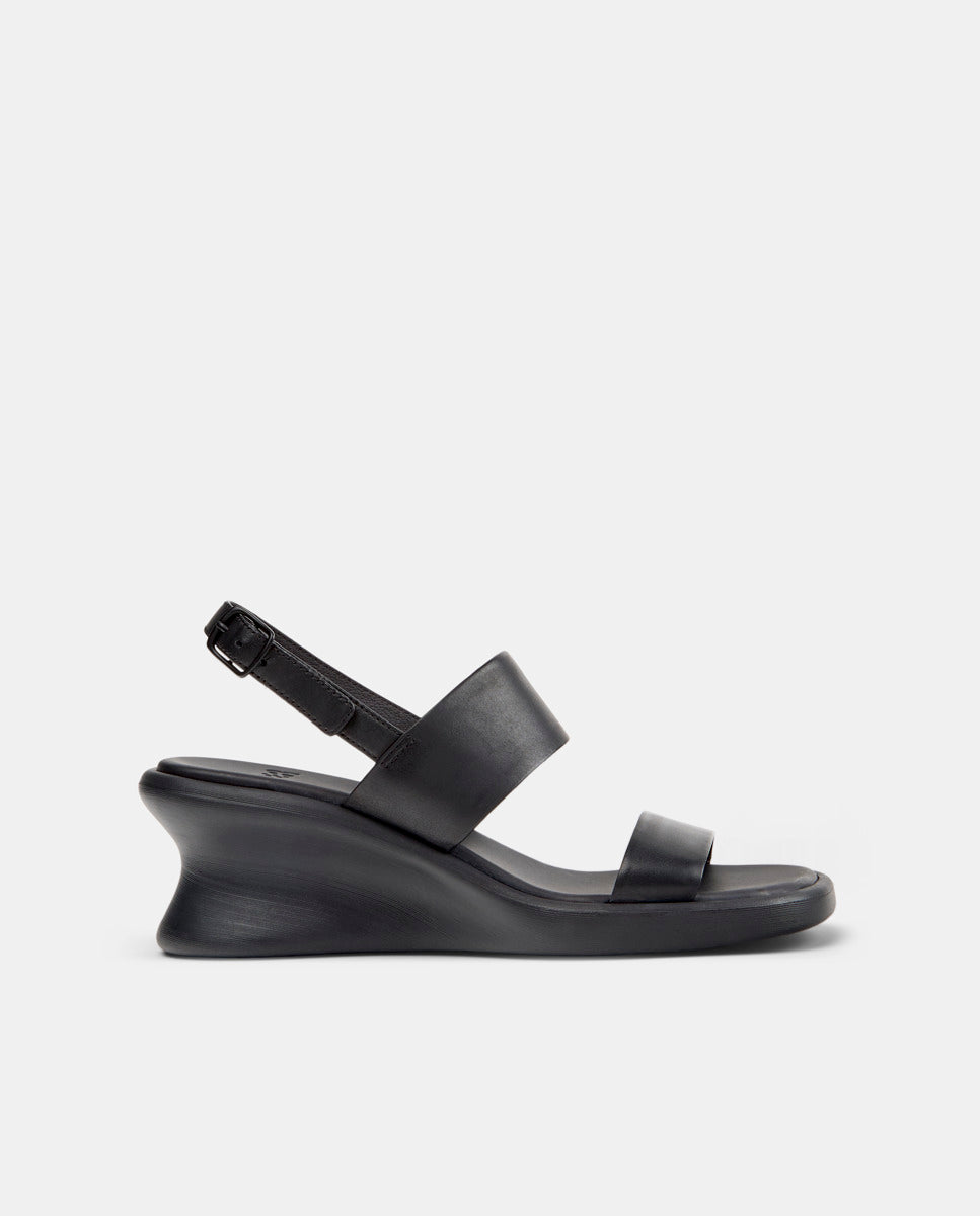 CAMPER Louise Sandal, zwart sandalen voor dames bij Tascón