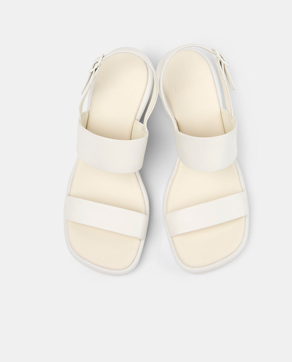 CAMPER Louise Sandal, sandales blanc pour femme chez Tascón
