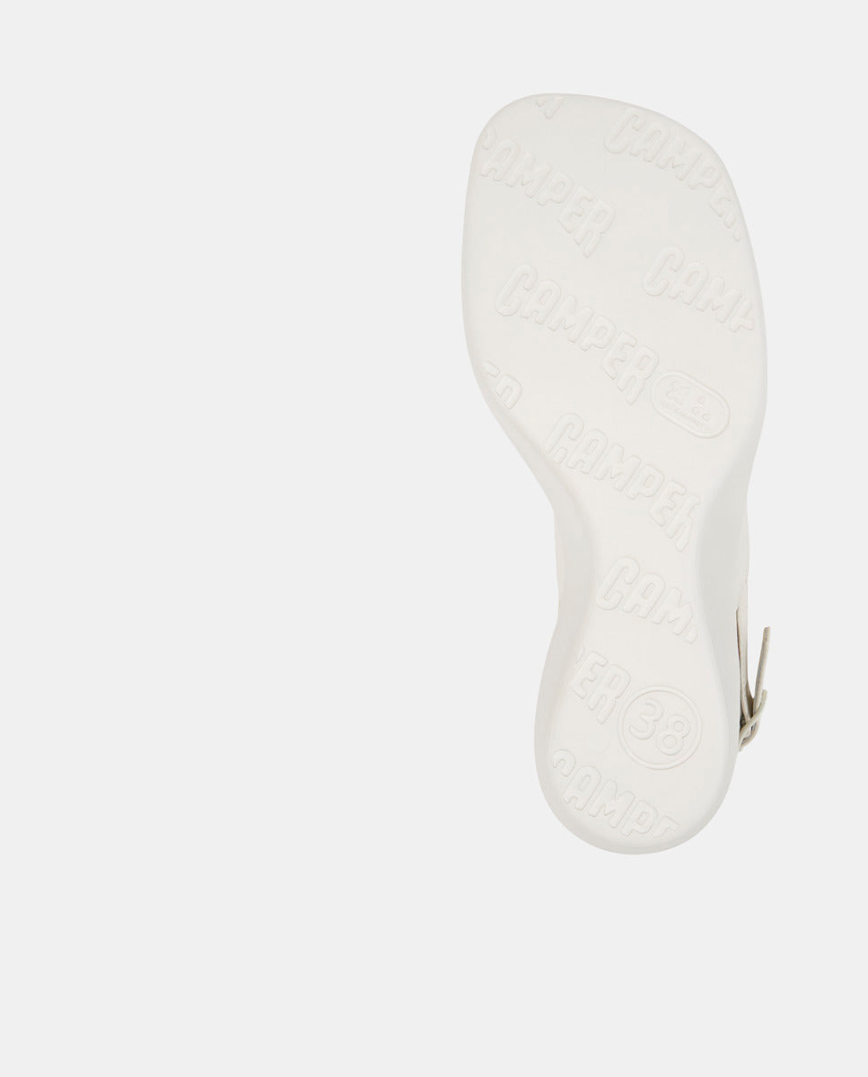 CAMPER Louise Sandal, sandales blanc pour femme chez Tascón