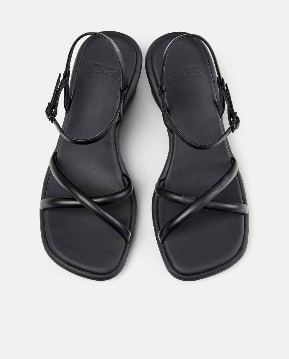 CAMPER Louise Sandal, svart sandaler för dam hos Tascón