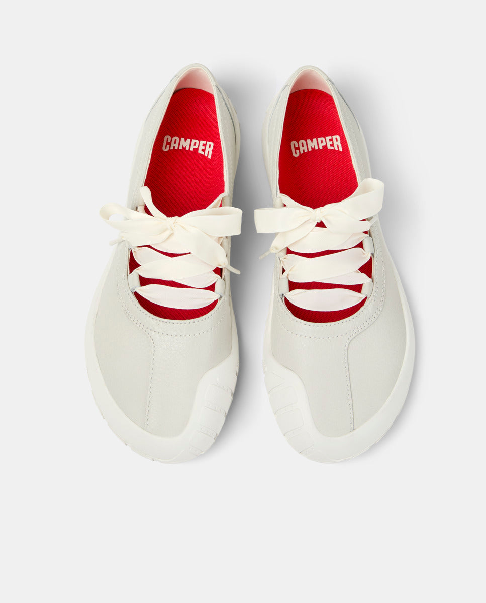 Bailarinas Camper Peu path+ Blanco para Mujer referencia K201921-001