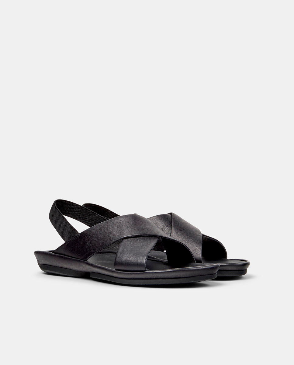 CAMPER Isla K201926, sandales noir pour femme chez Tascón