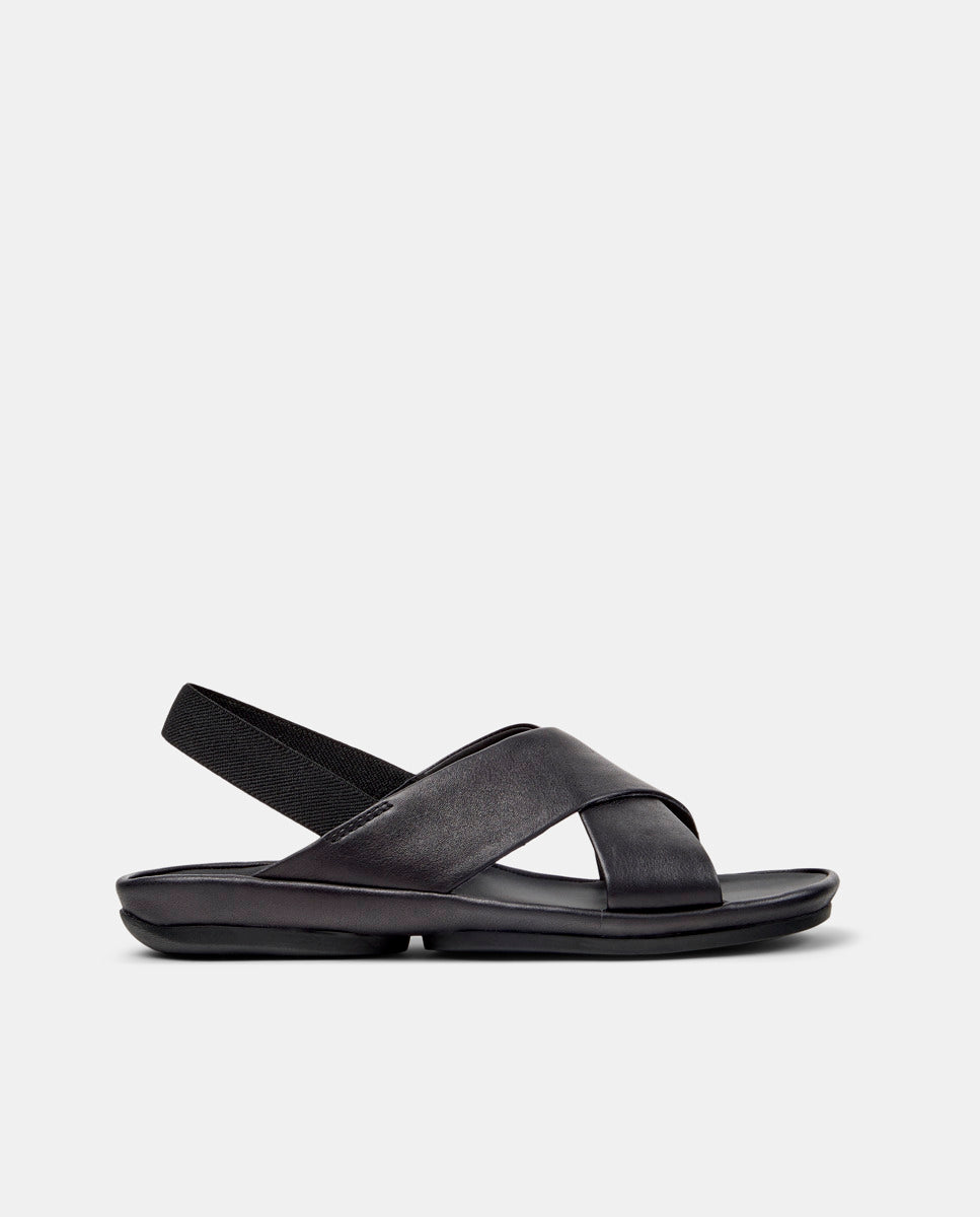 CAMPER Isla K201926, sandales noir pour femme chez Tascón