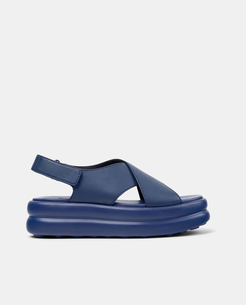 CAMPER Pelotas Flota Up、Tascónのブルーレディースサンダル