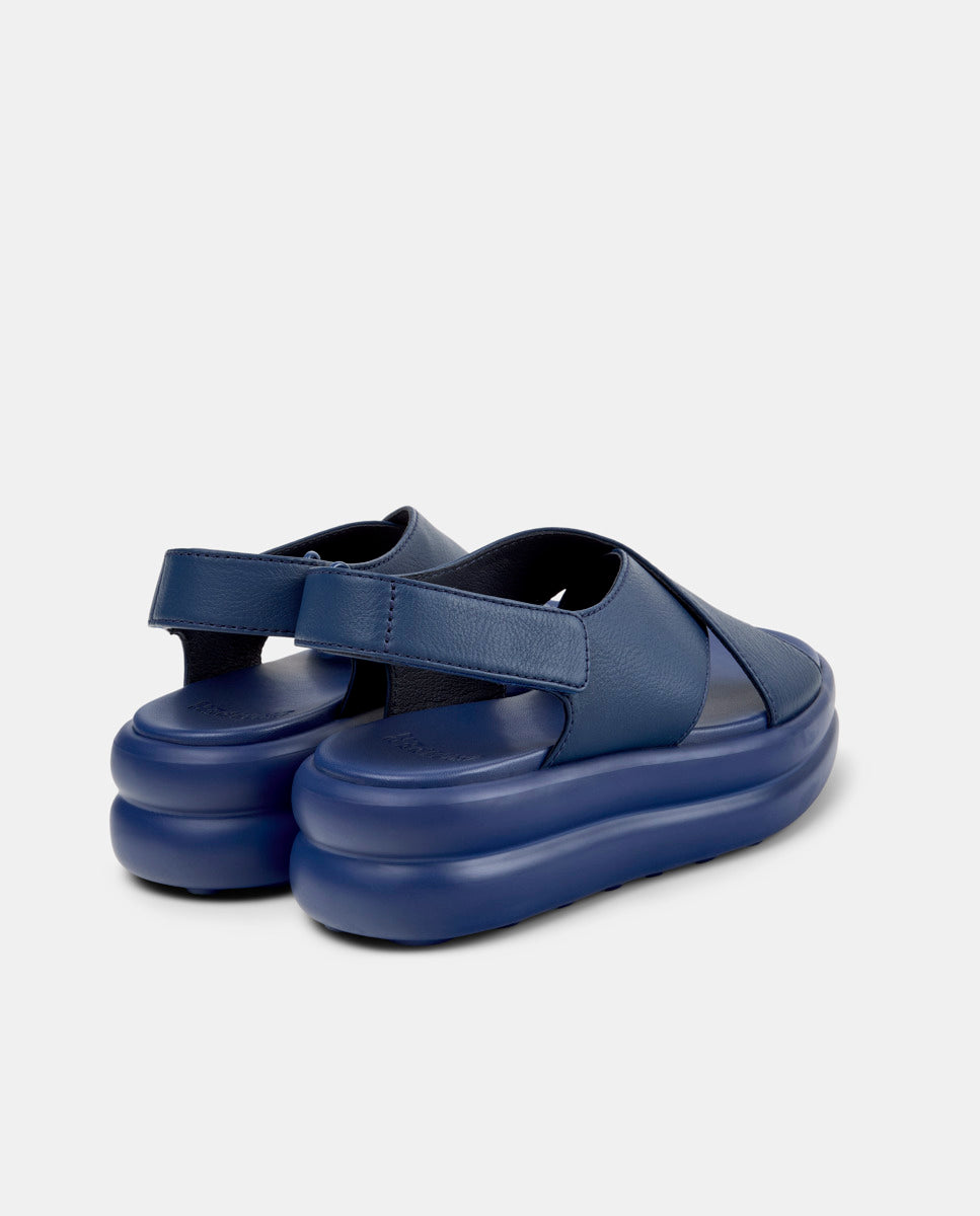 CAMPER Pelotas Flota Up、Tascónのブルーレディースサンダル