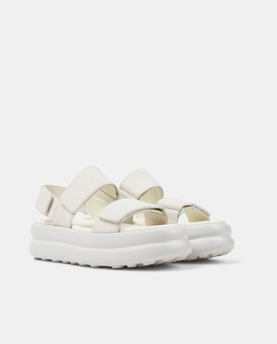 CAMPER Pelotas Flota Up, white sandals for women at Tascón