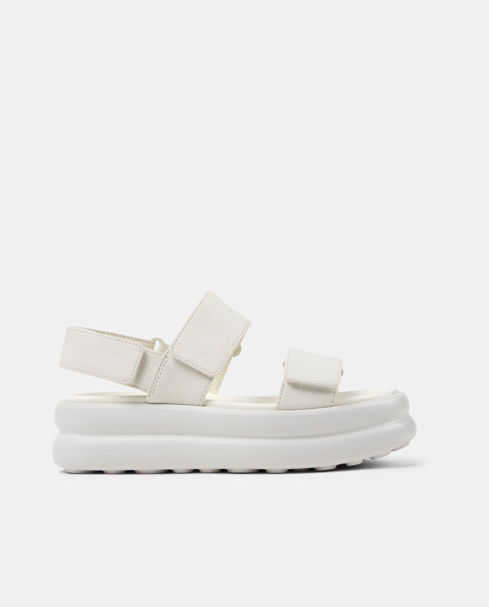 CAMPER Pelotas Flota Up, white sandals for women at Tascón