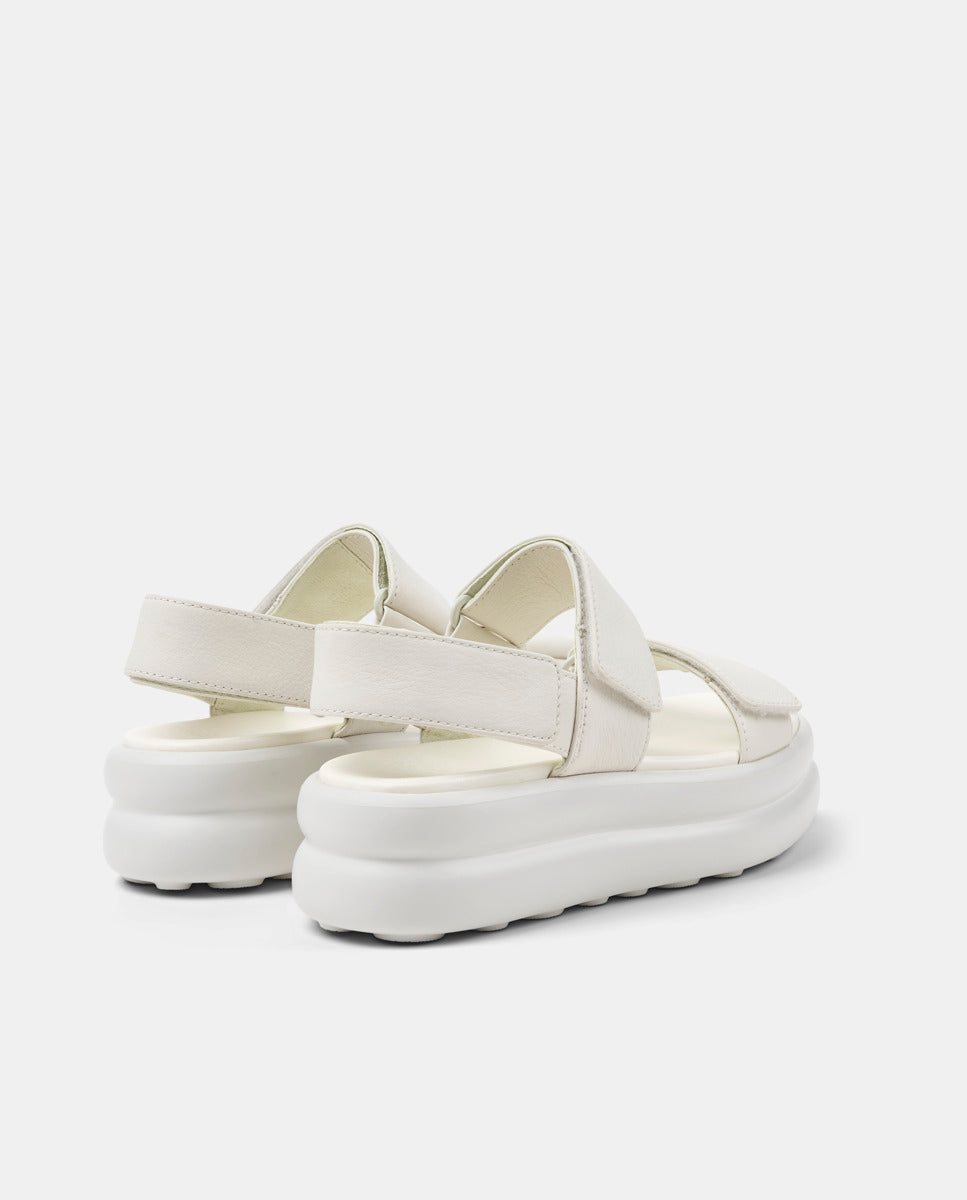 CAMPER Pelotas Flota Up, white sandals for women at Tascón