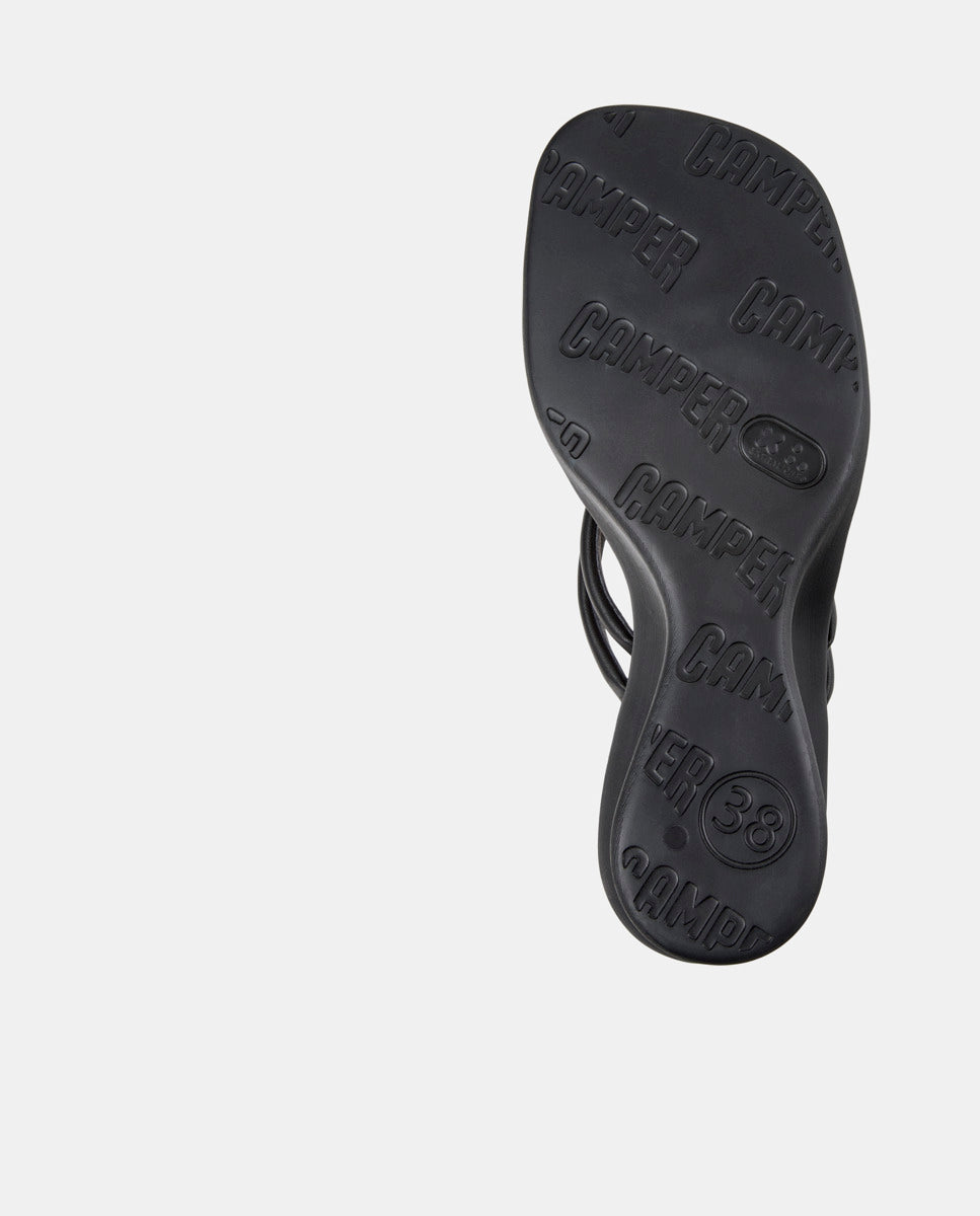 CAMPER Louise Sandal, svart sandaler för dam hos Tascón