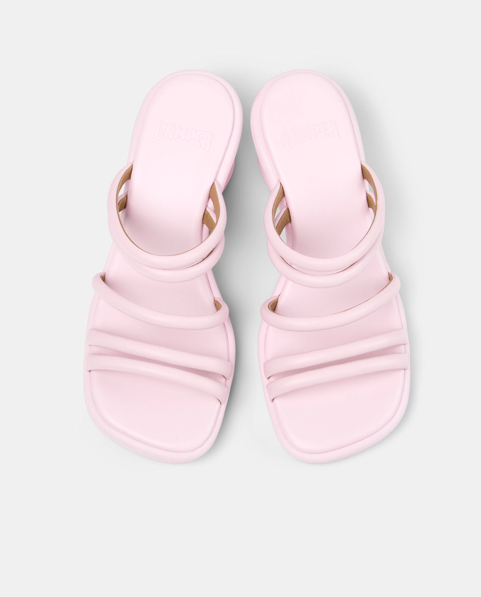 CAMPER Louise Sandal، صنادل بيج للنساء من Tascón