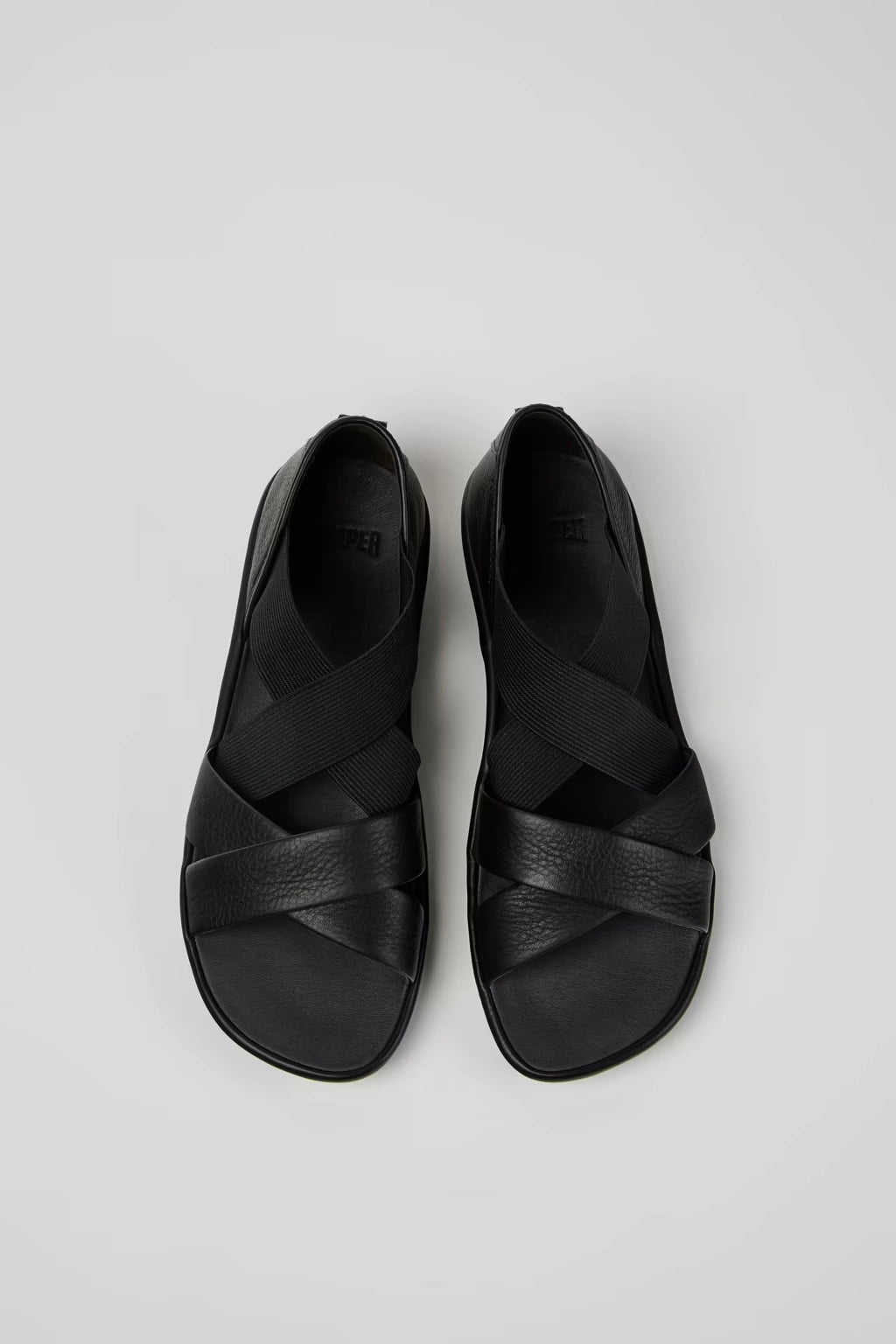 CAMPER Right: noir sandales pour femme