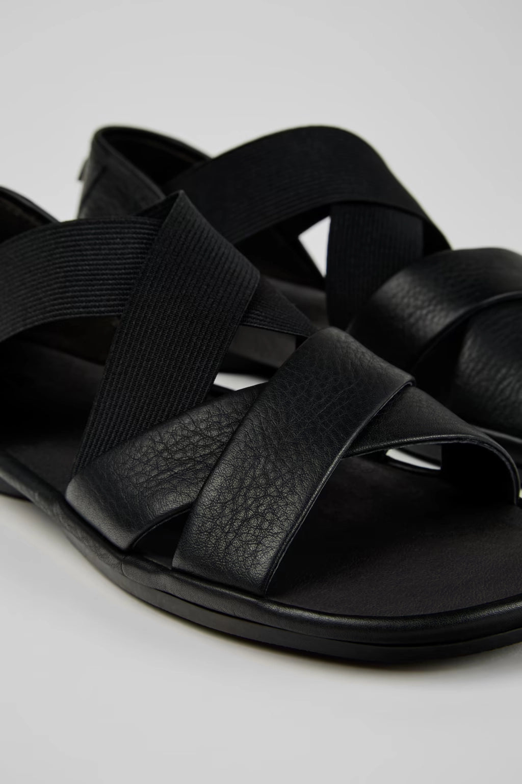 CAMPER Right: noir sandales pour femme