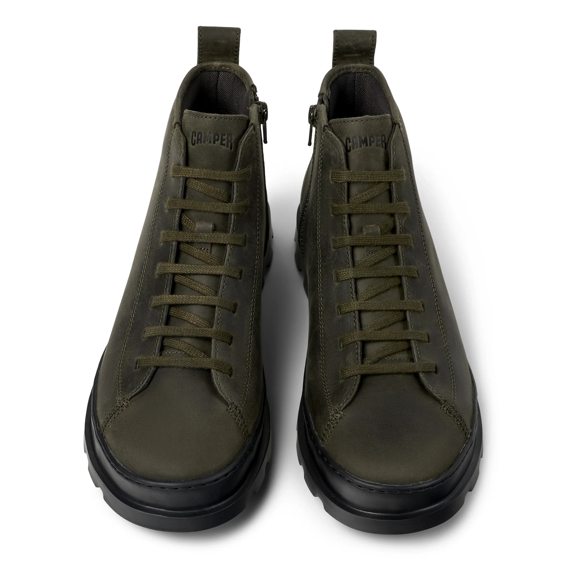 botines para hombre modelo brutus dark green en color verde