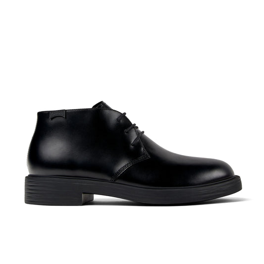 botines para hombre modelo dean black en color negro