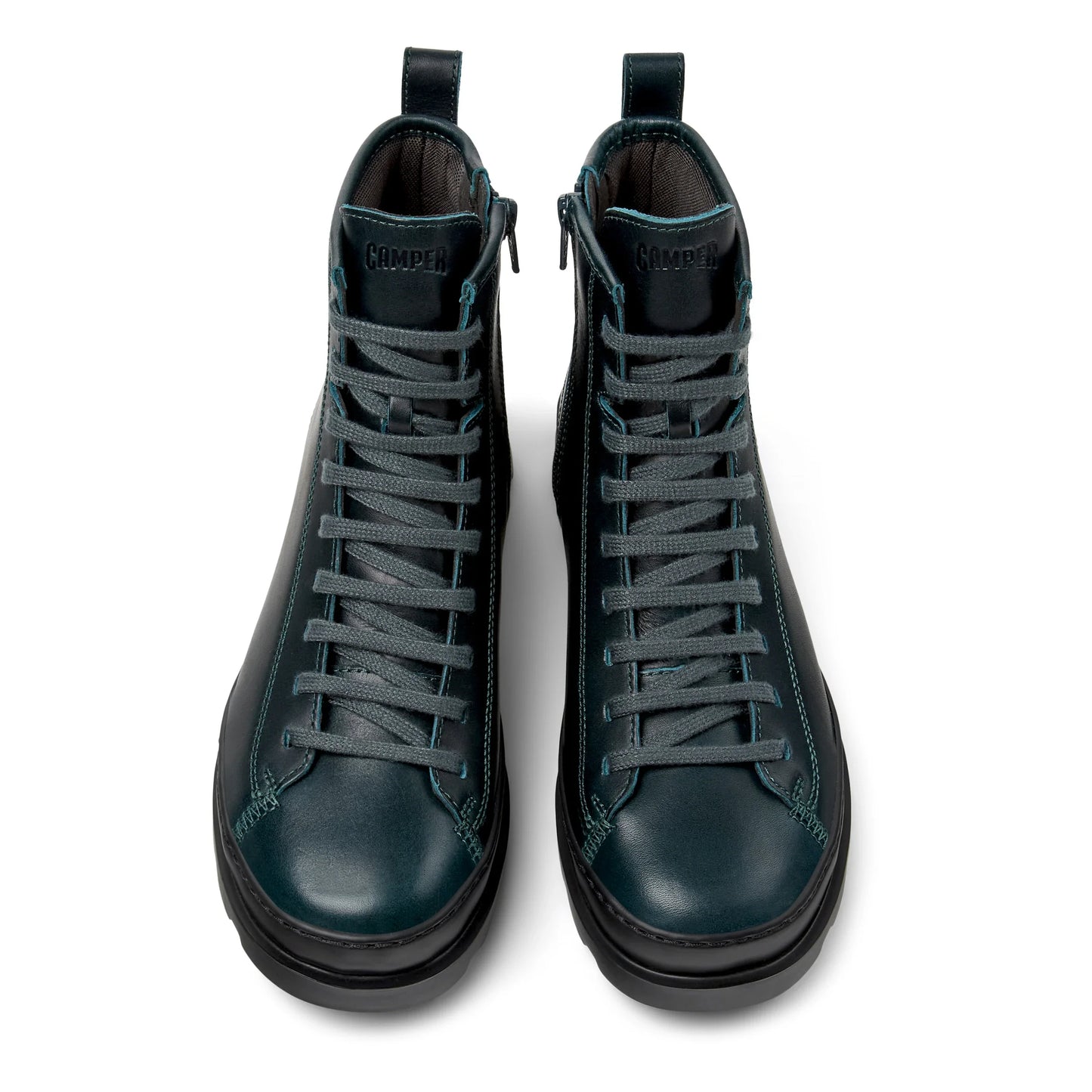 botines para mujer modelo brutus dark green en color verde