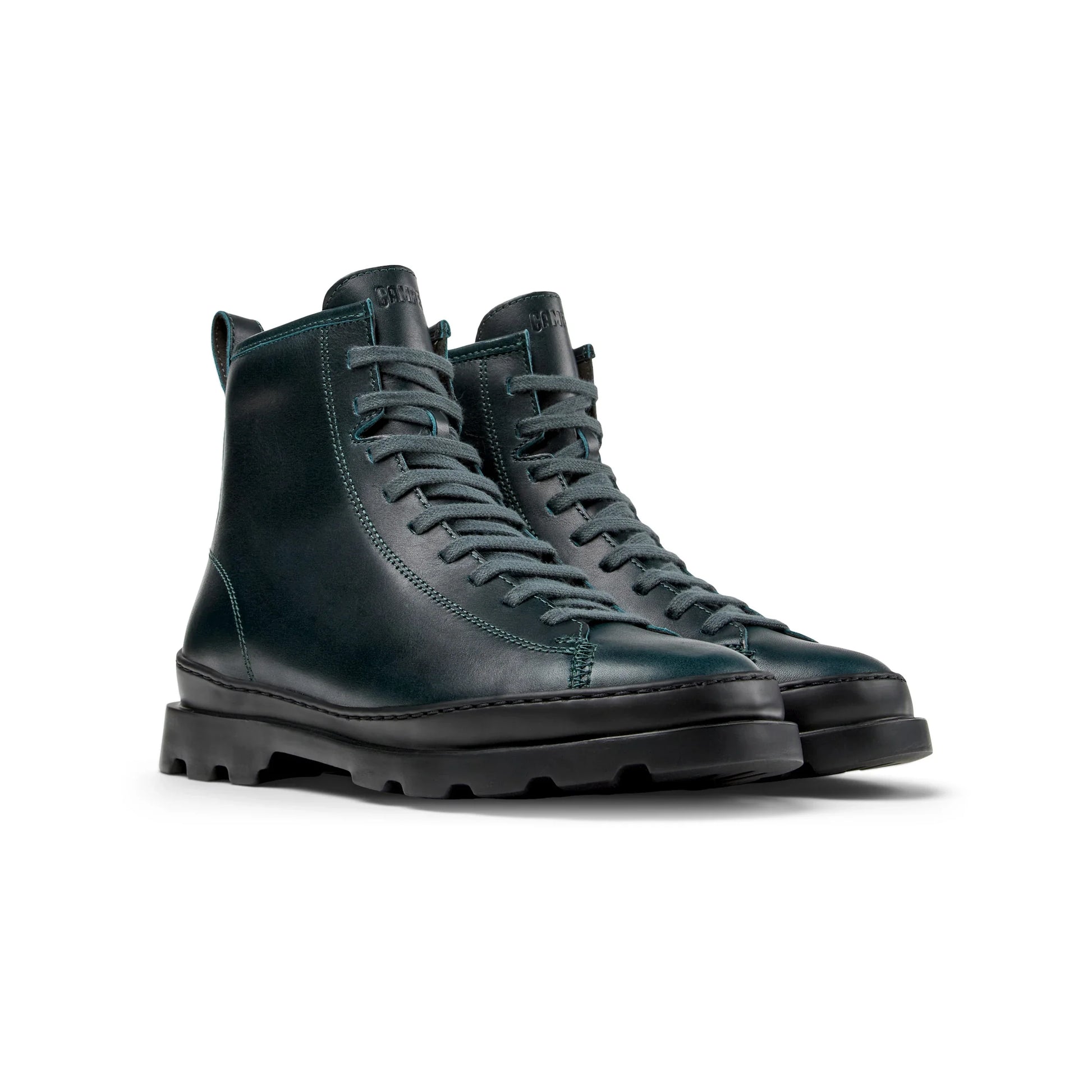 botines para mujer modelo brutus dark green en color verde