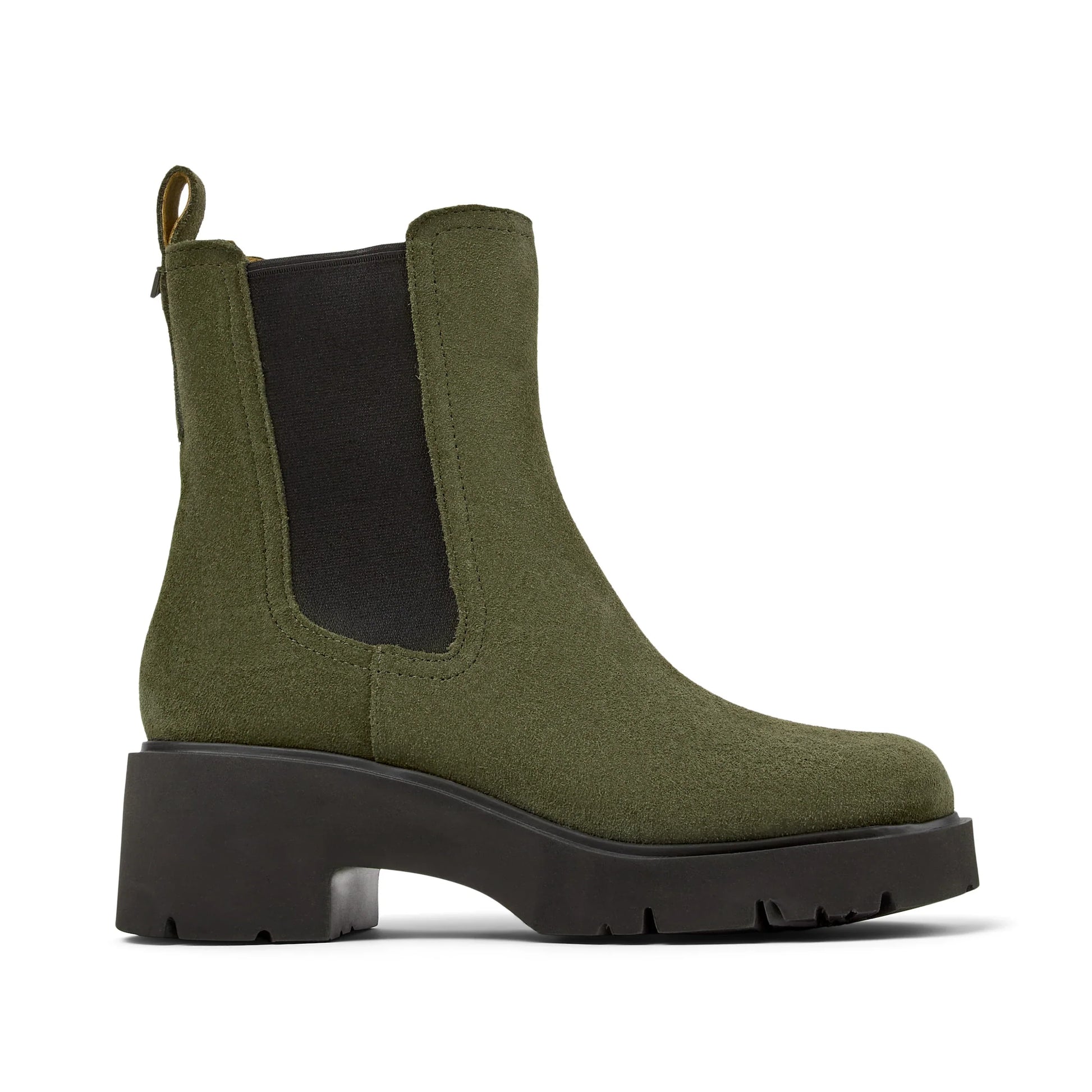 botines para mujer modelo milah dark green en color verde