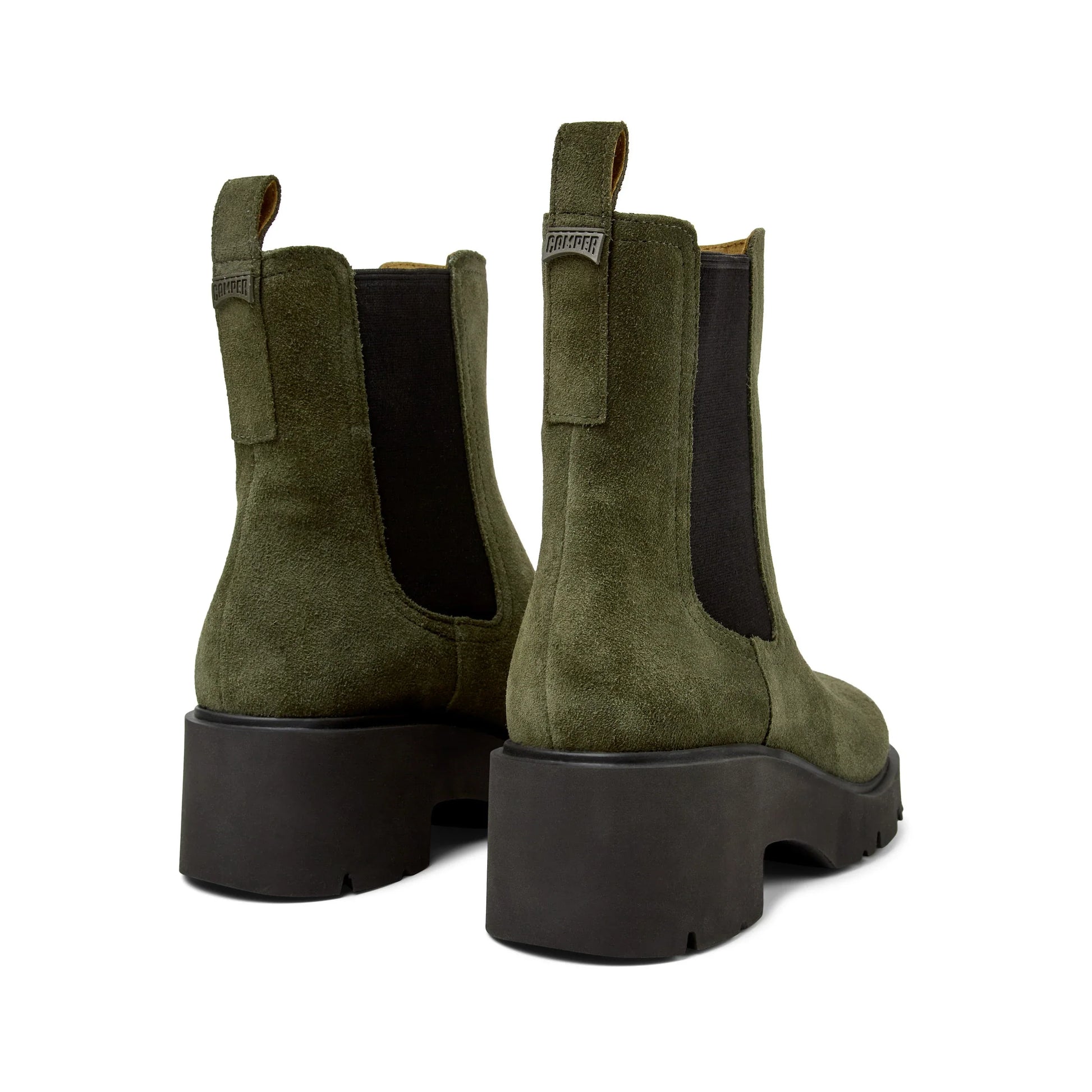 botines para mujer modelo milah dark green en color verde