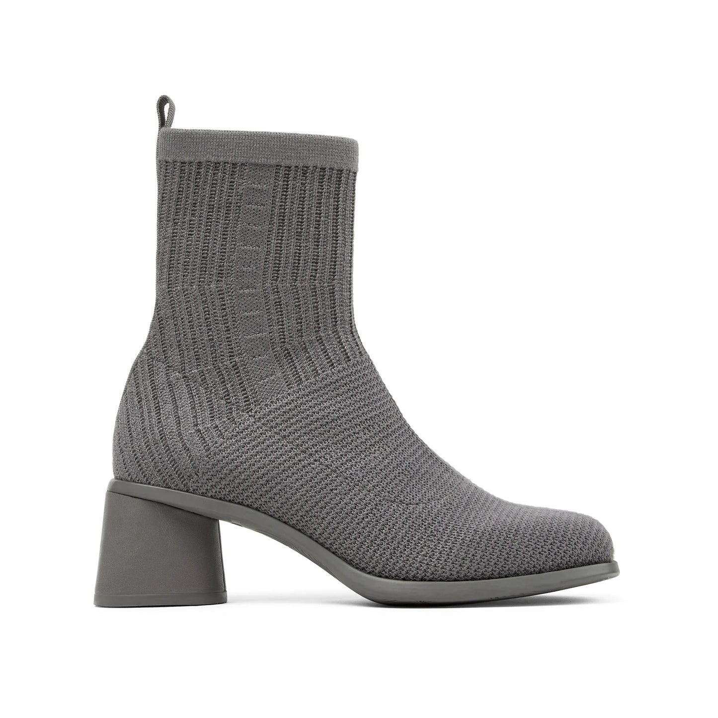 botines para mujer modelo kiara medium gray en color gris