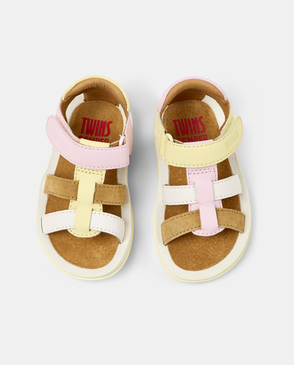 CAMPER Twins para، صنادل multicolor للجنسين من Tascón