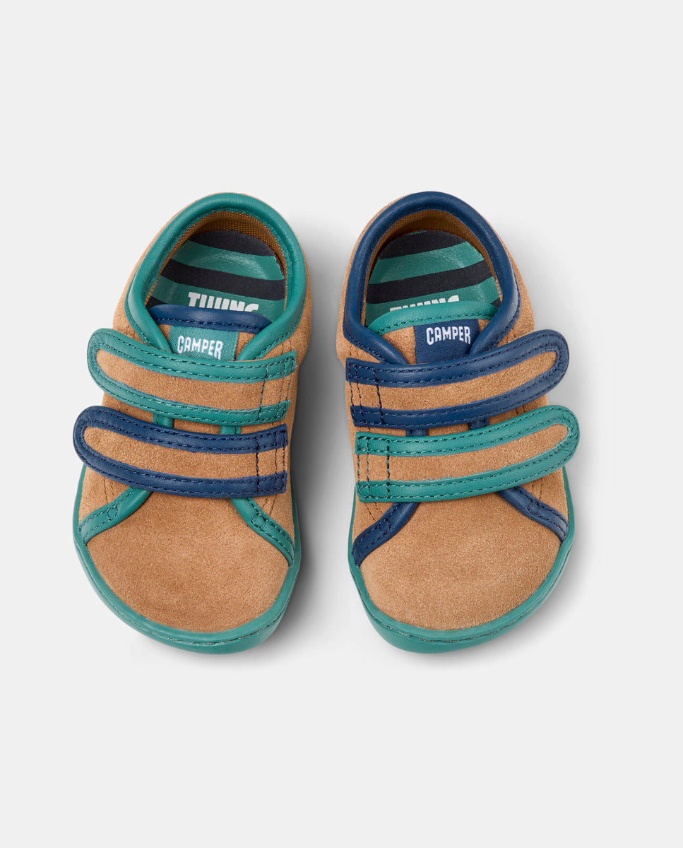 CAMPER Twins para、Tascónのブラウンユニセックススニーカー