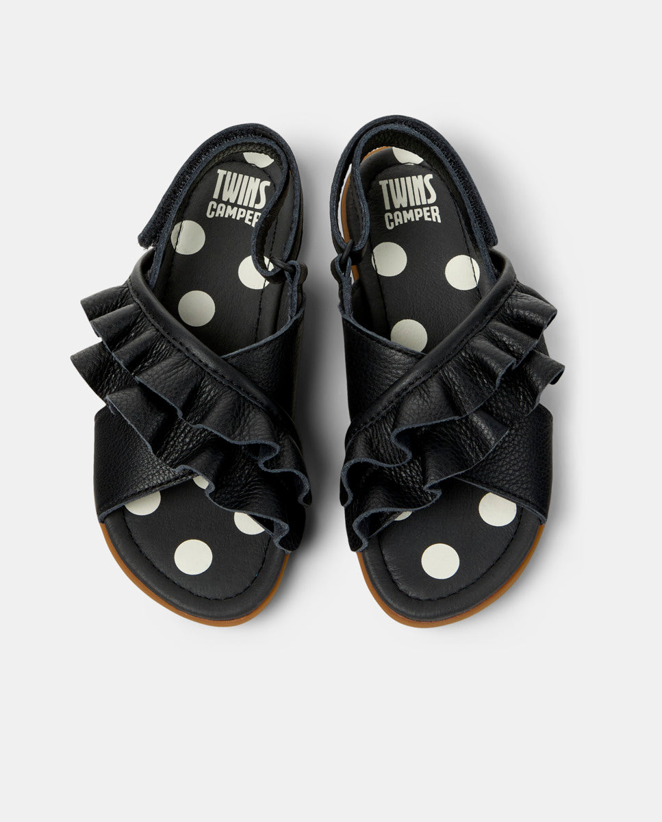 CAMPER Twins para, schwarz Sandalen unisex bei Tascón