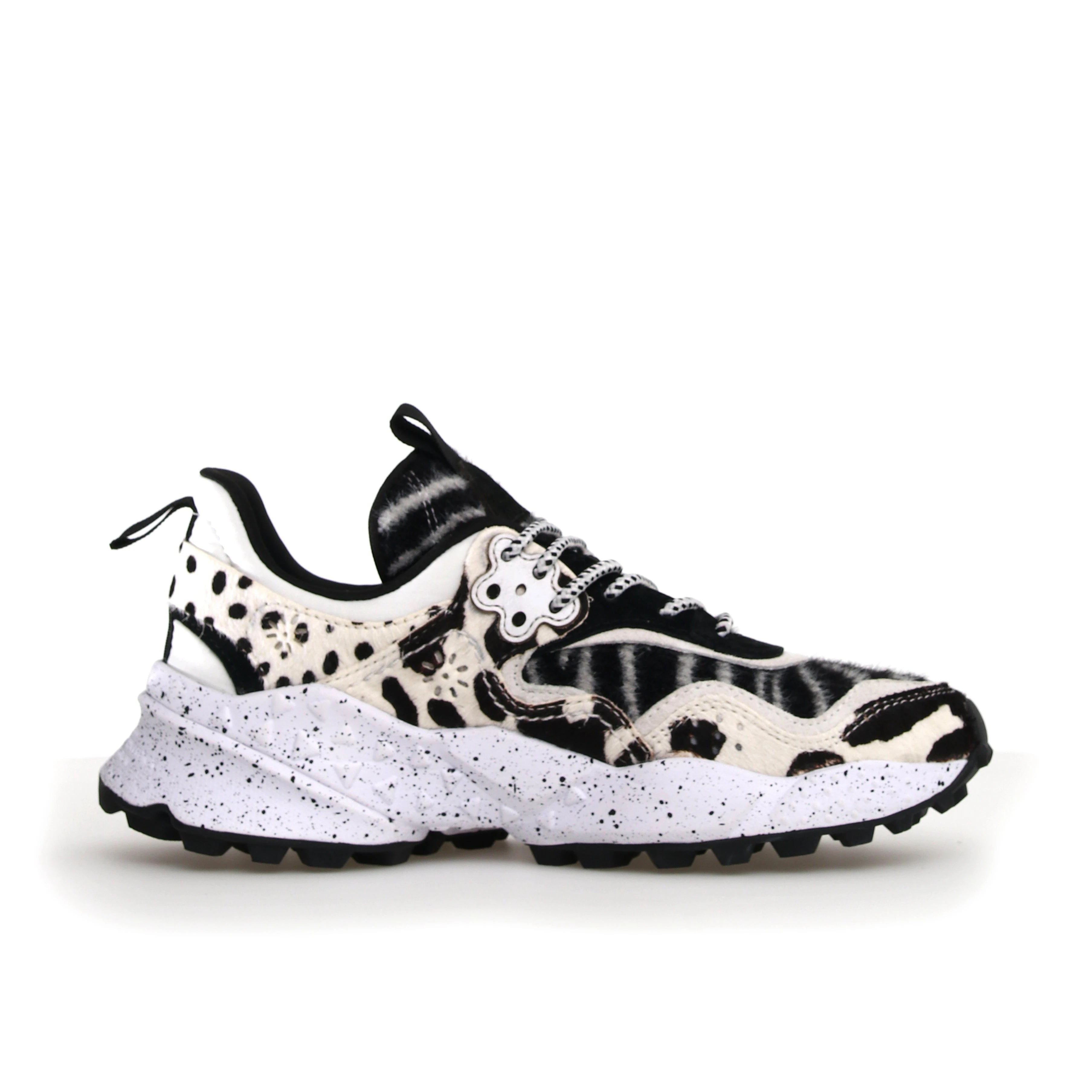 FLOWER MOUNTAIN | SNEAKERS | MUJER | KOTETSU WHITE-BLACK | BLANCO