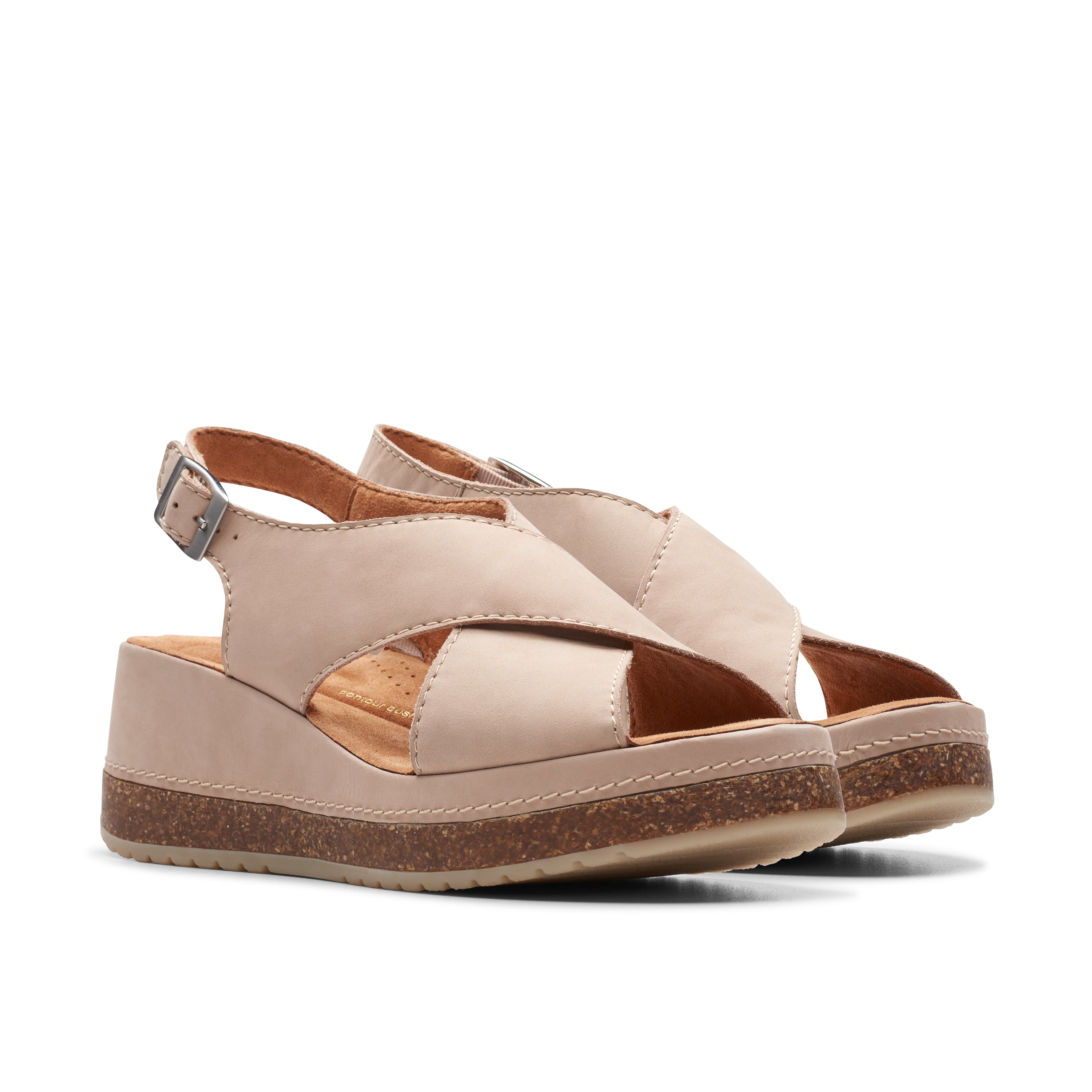 Clarks cheap nubuck sandals