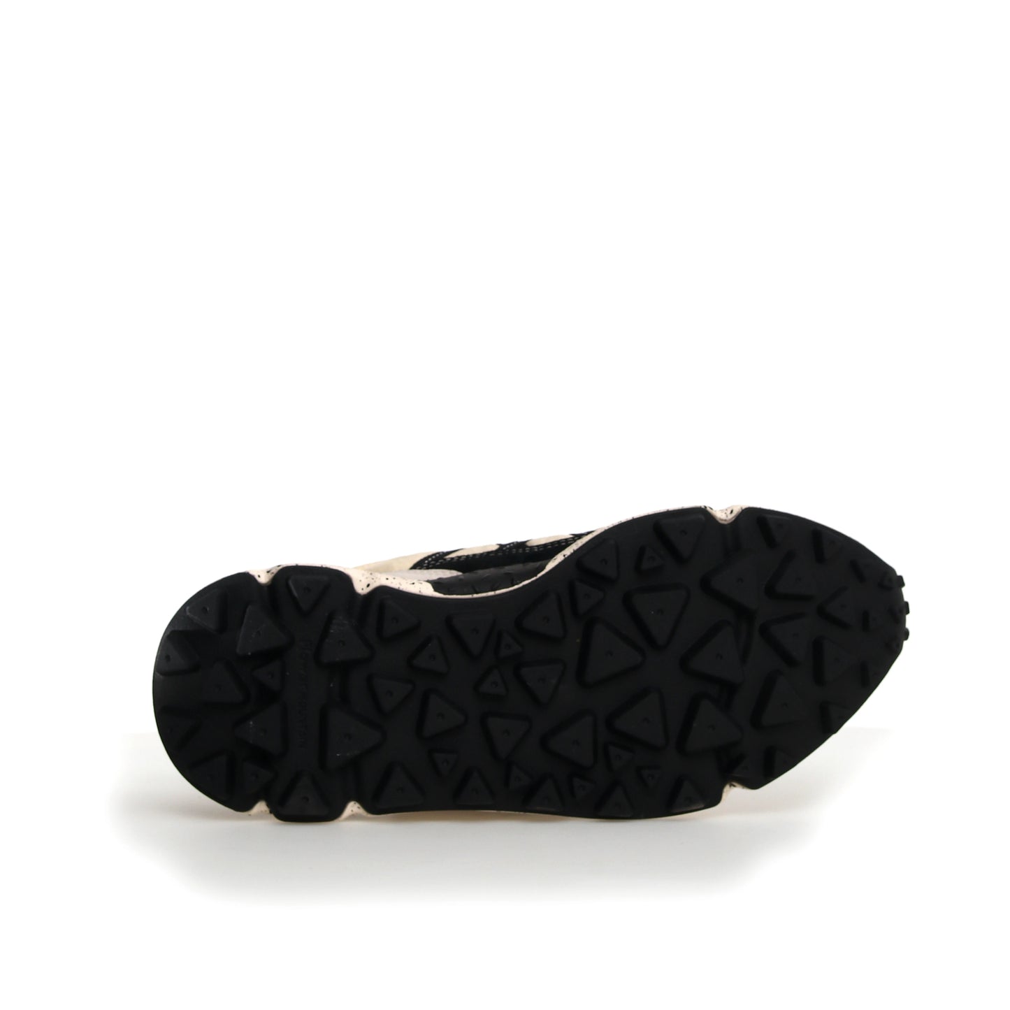 FLOWER MOUNTAIN | SNEAKERS MUJER | LENZAN UNI SUEDE/NYLON BLACK-WHITE | NEGRO