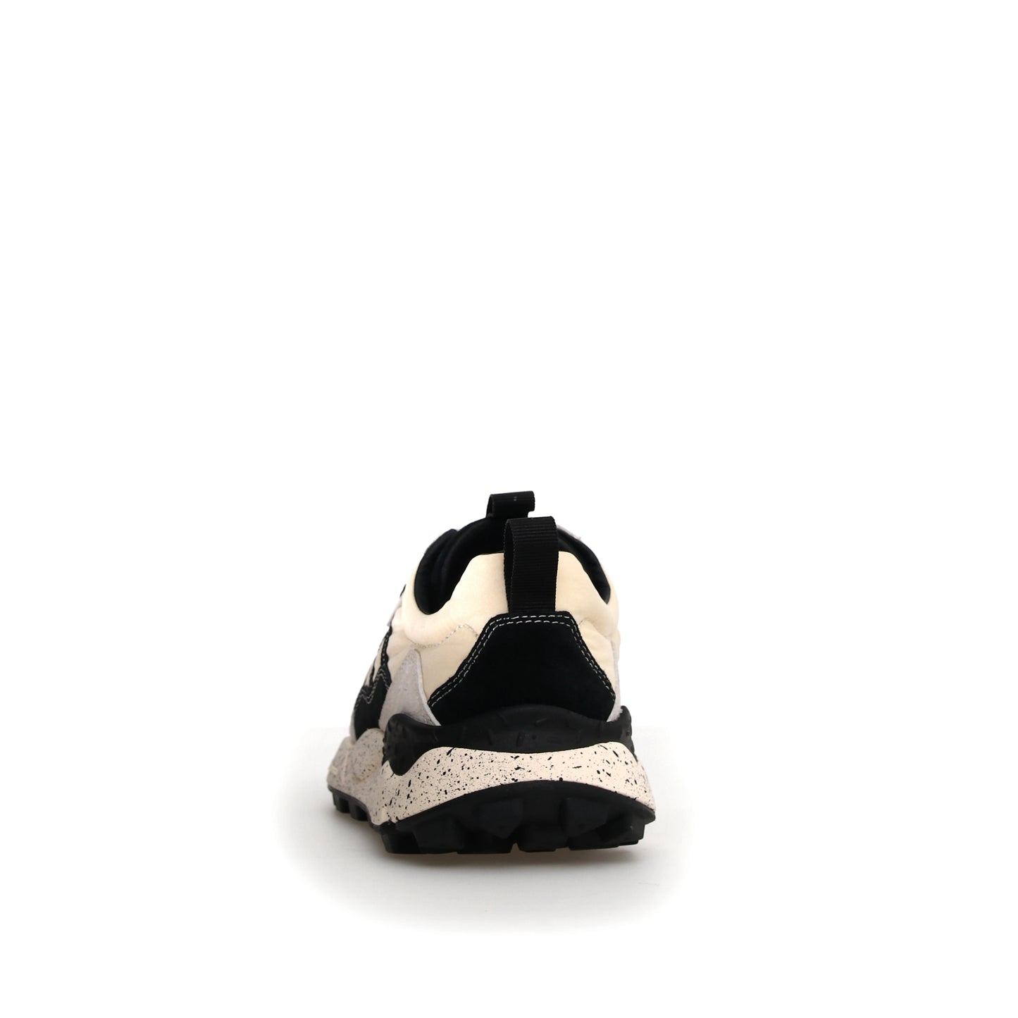 FLOWER MOUNTAIN | SNEAKERS MUJER | LENZAN UNI SUEDE/NYLON BLACK-WHITE | NEGRO