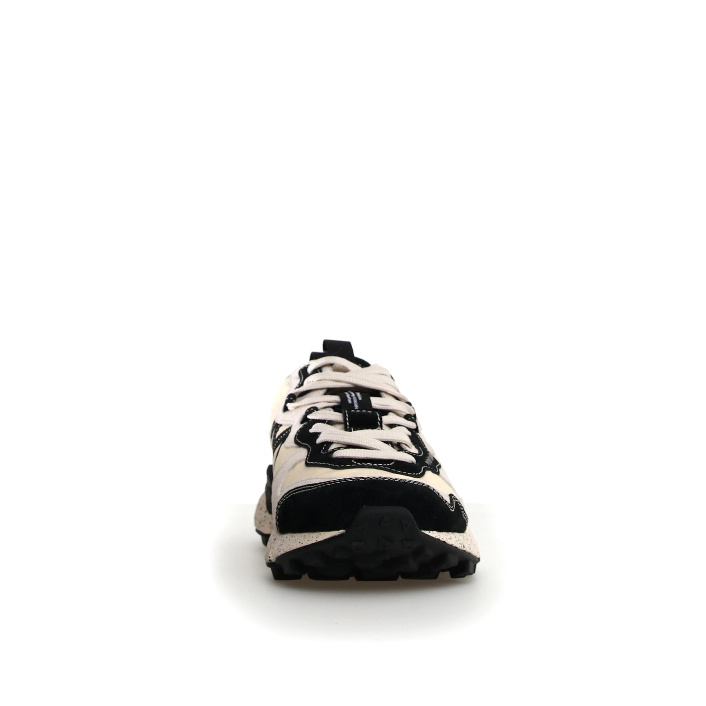 FLOWER MOUNTAIN | SNEAKERS MUJER | LENZAN UNI SUEDE/NYLON BLACK-WHITE | NEGRO