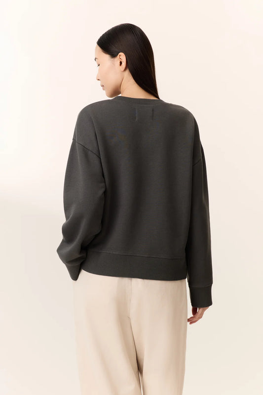 LEON & HARPER | SWEATSHIRTS | MUJER | SIENA DRAGON CARBONE | GRIS
