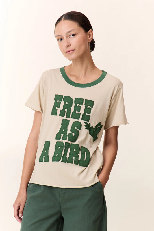 LEON & HARPER | CAMISETAS | MUJER | TORO BIRD CEMENT | VERDE