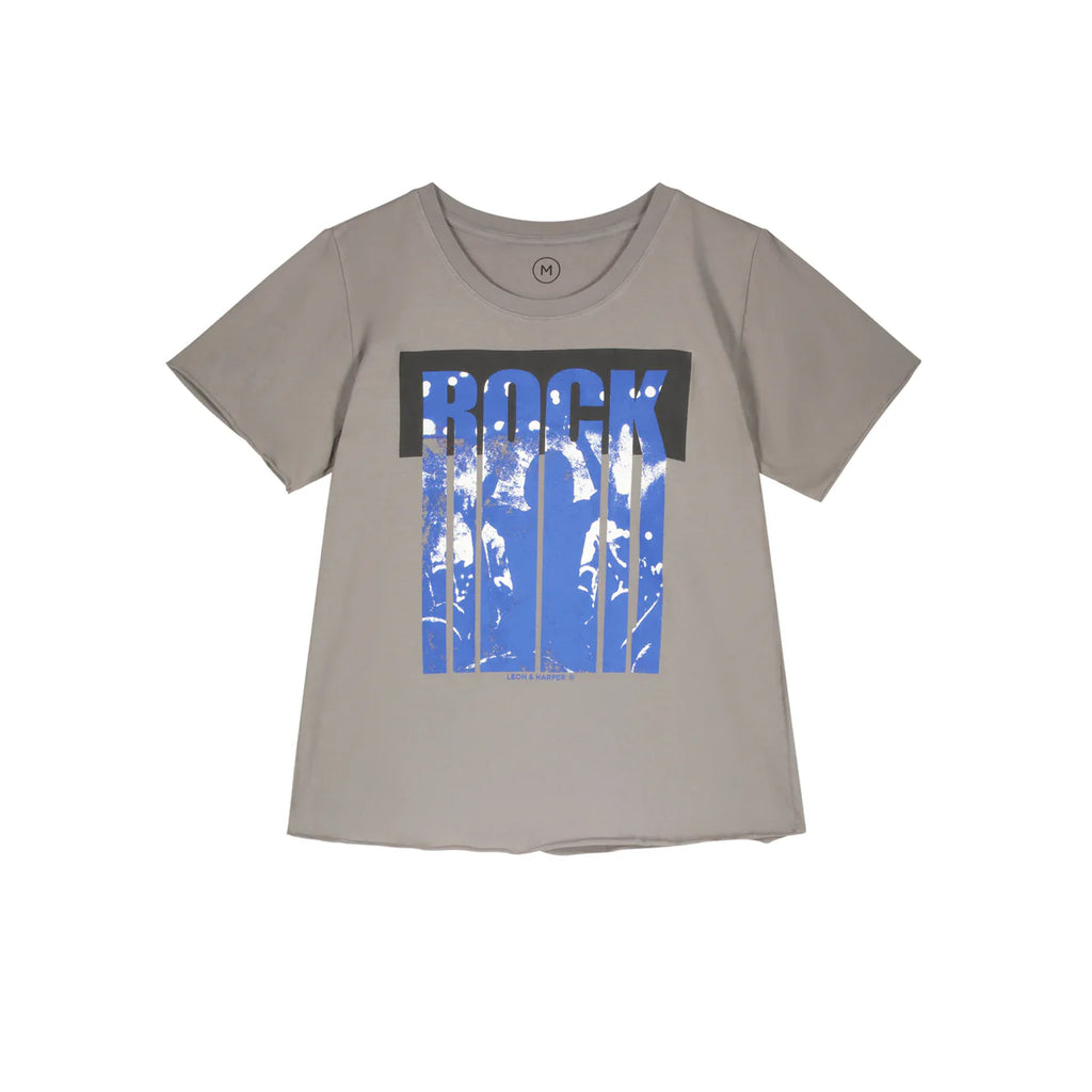 LEON & HARPER | CAMISETA | MUJER | TORO MUSIC MOUSE | GRIS
