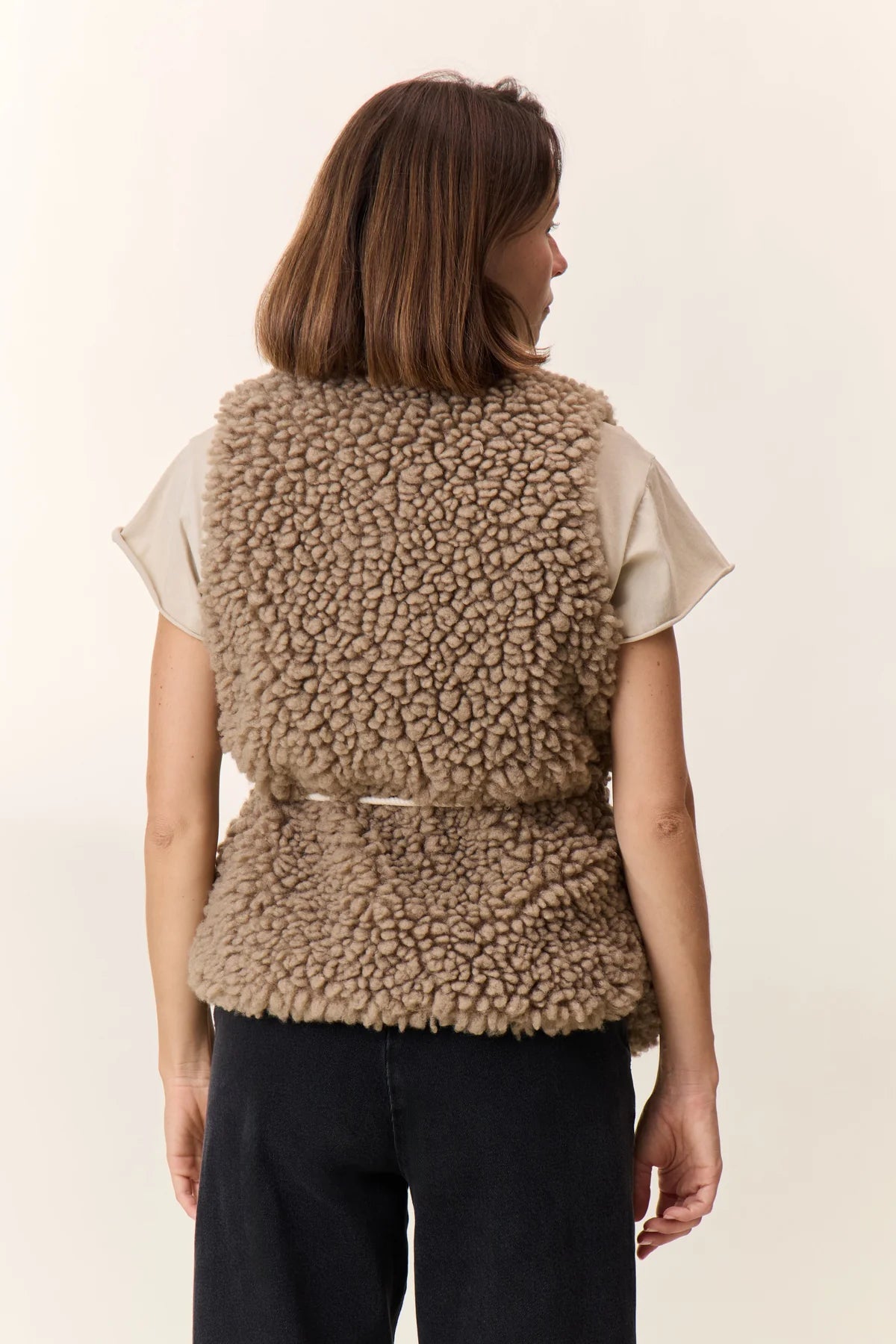 LEON & HARPER | CHALECO | MUJER | VINNY TAUPE | BEIGE