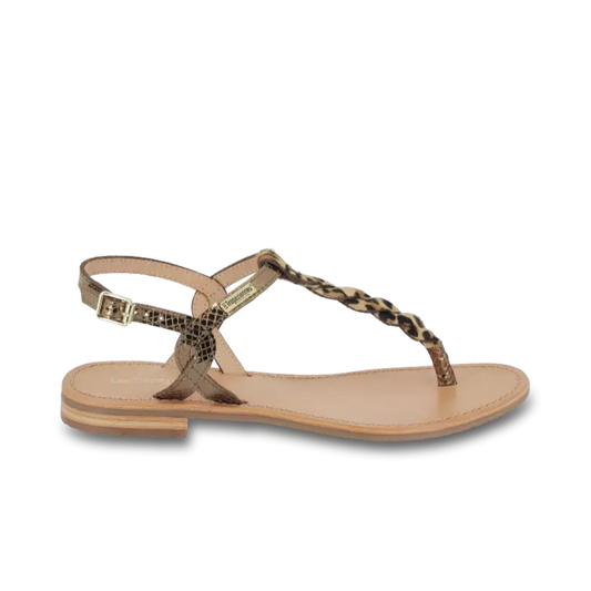 THE TROPEZIENNES | WOMEN'S SANDALS | MONACO TAN/GOLD | BROWN