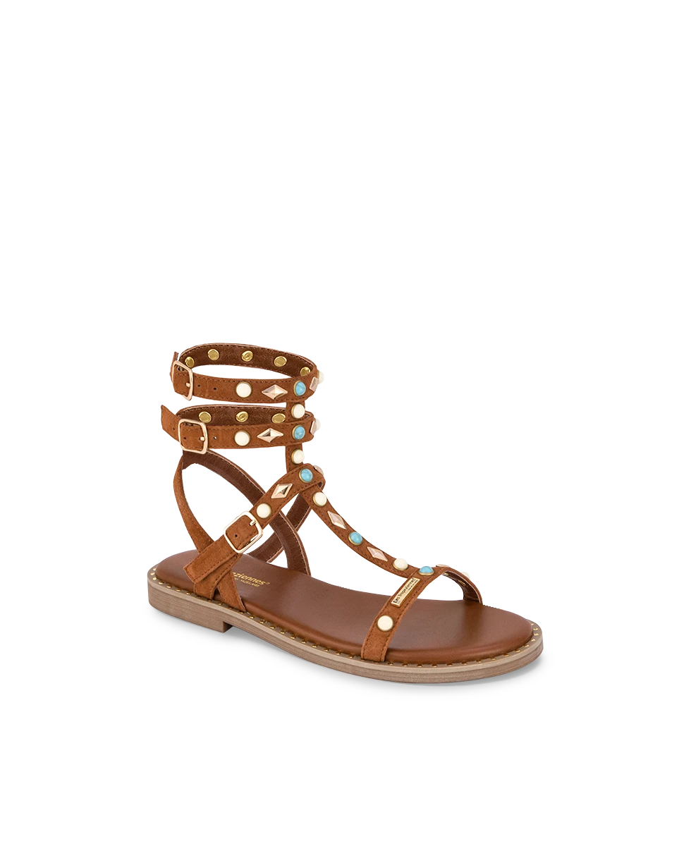 LES TROPEZIENNES | SANDALIAS | MUJER | CORIKA | MARRÓN