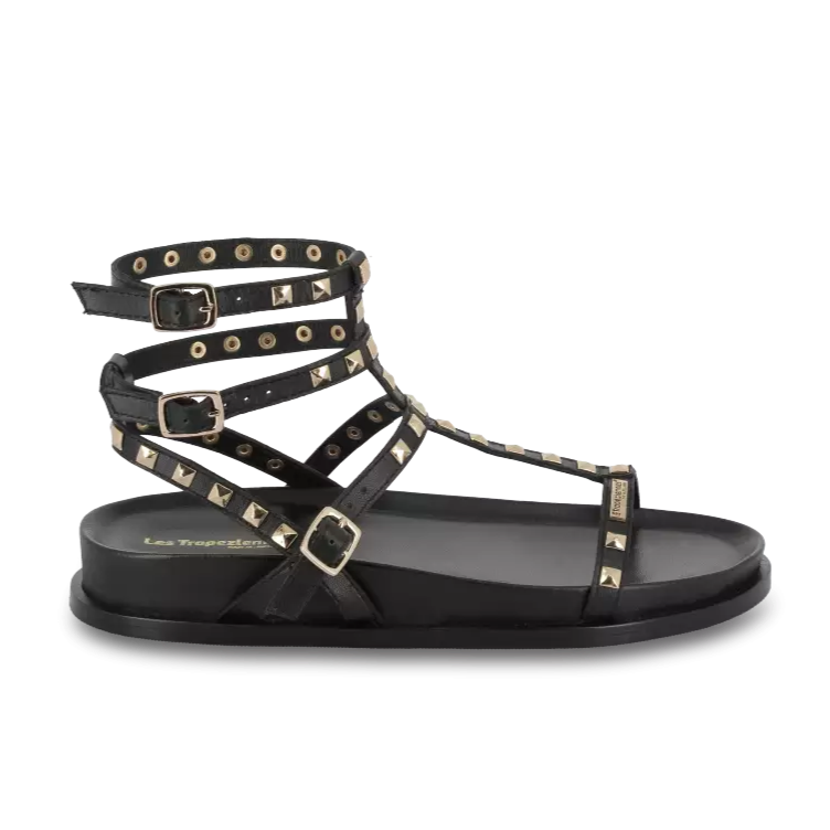 LES TROPEZIENNES |女士凉鞋 |乔达莉·黑色 |黑色的