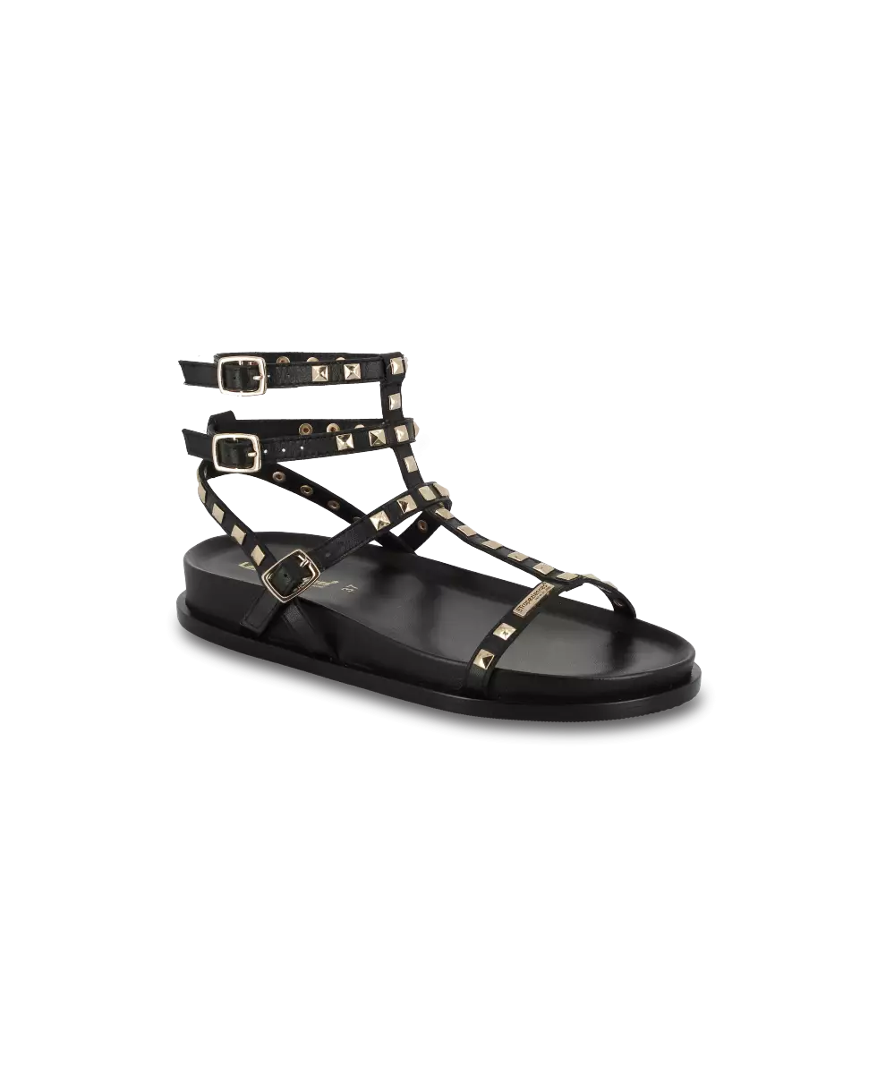 LES TROPEZIENNES |女士凉鞋 |乔达莉·黑色 |黑色的