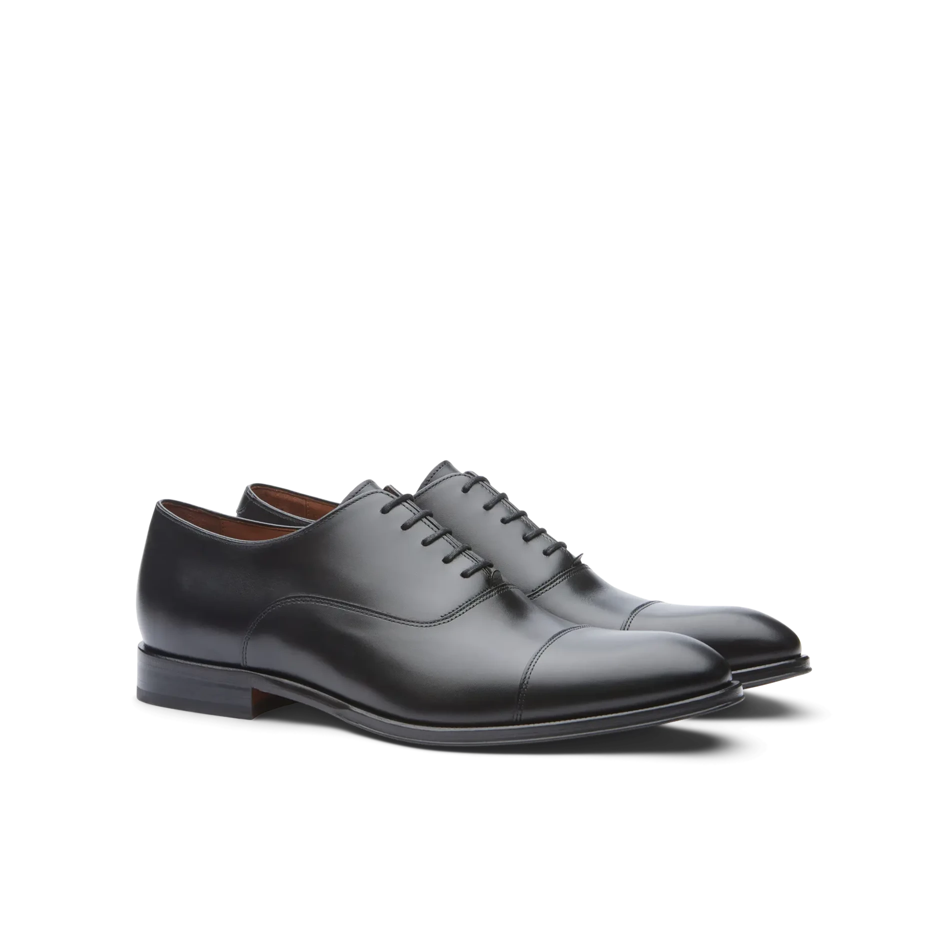 LOTTUSSE | ЧОЛОВІЧІ ОКСФОРДИ | LENOX EBONY BLACK SPAY NAT | ЧОРНИЙ