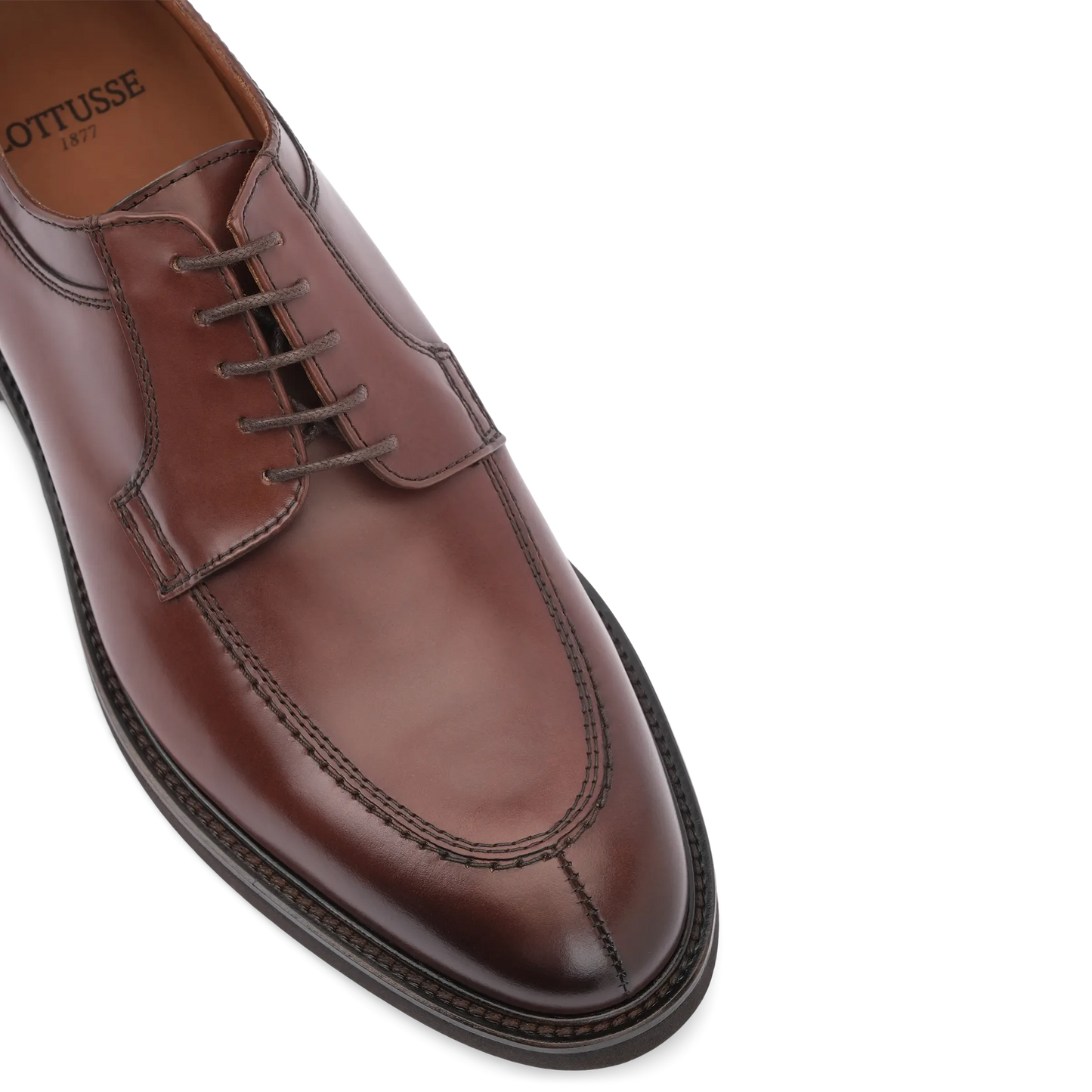 LOTTUSSE | MEN'S DERBY SHOES | BALTIMORE TEAK | BROWN