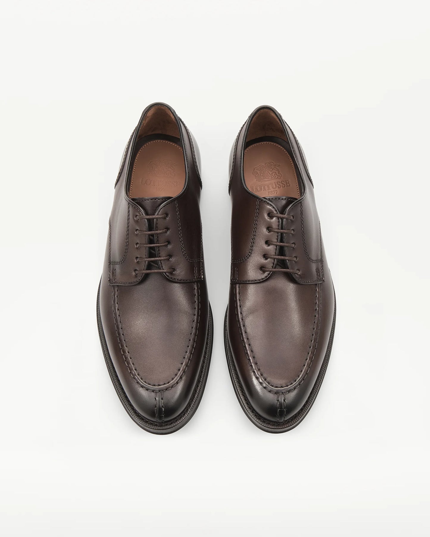 LOTTUSSE | SABATES DERBY | HOME | DERBY MOCASÍN PREMIUM PELL MOCA | MARRÓ