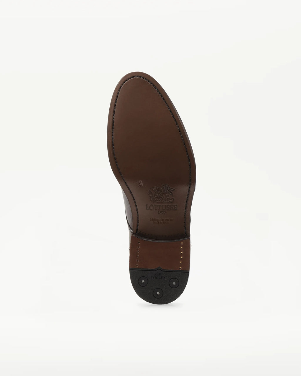 LOTTUSSE Derby Mocasín Premium PIEL MOCA: brun skor för herr