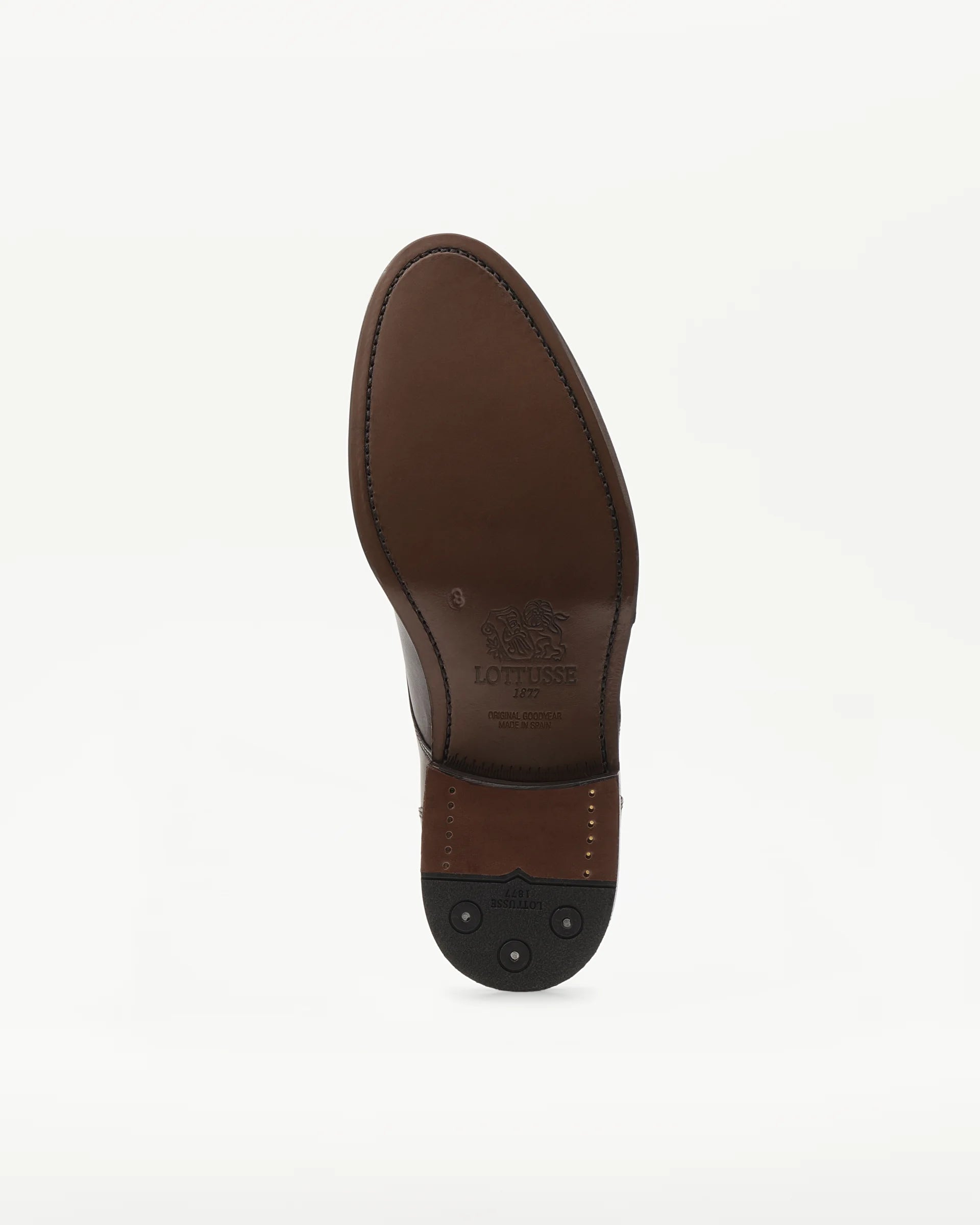 LOTTUSSE Derby Mocasín Premium PIEL MOCA: brun skor för herr