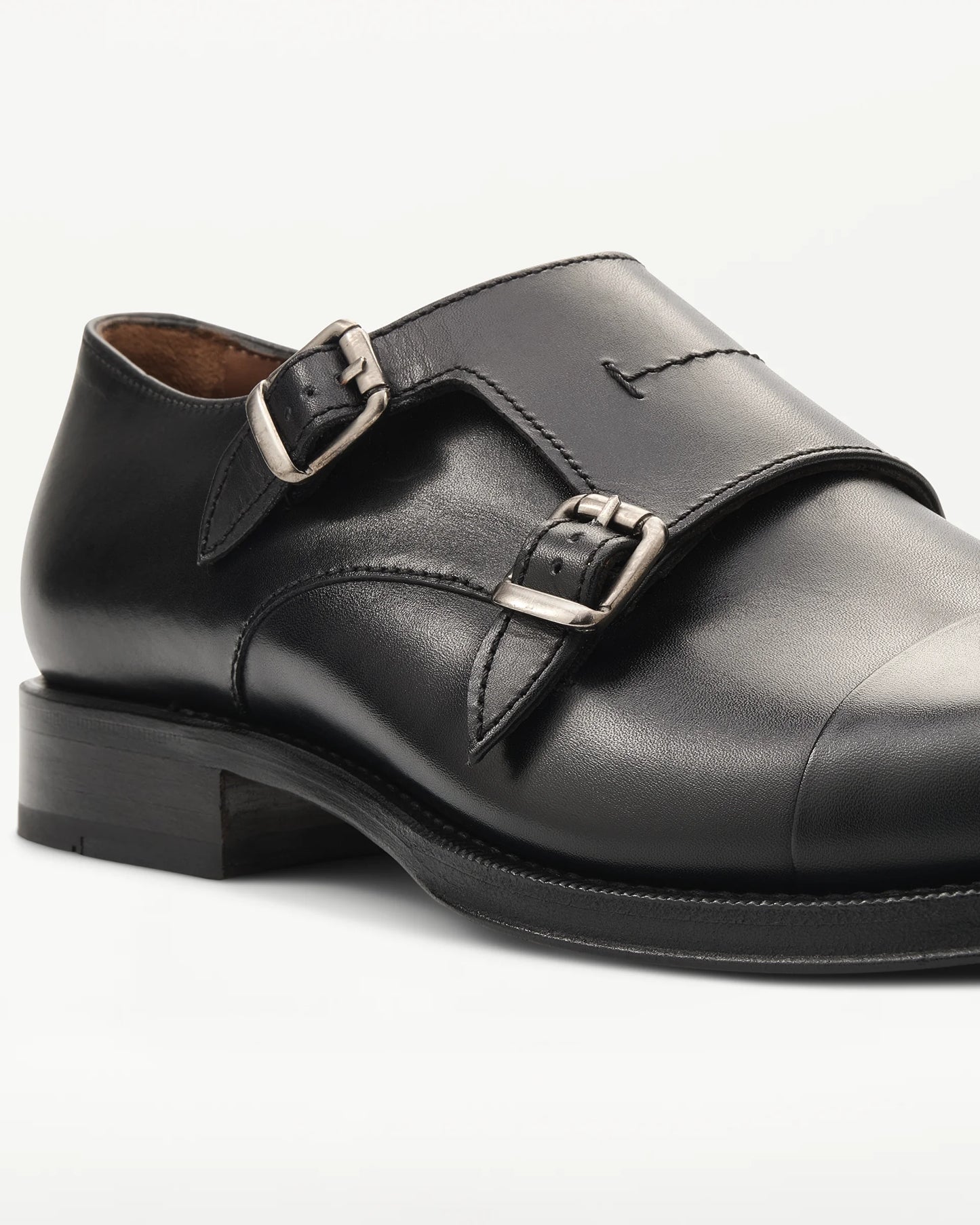 LOTTUSSE | SABATES DE VESTIR | HOME | SABATES DOBLE SIBILLA PREMIUM PELL NEGRE | NEGRE