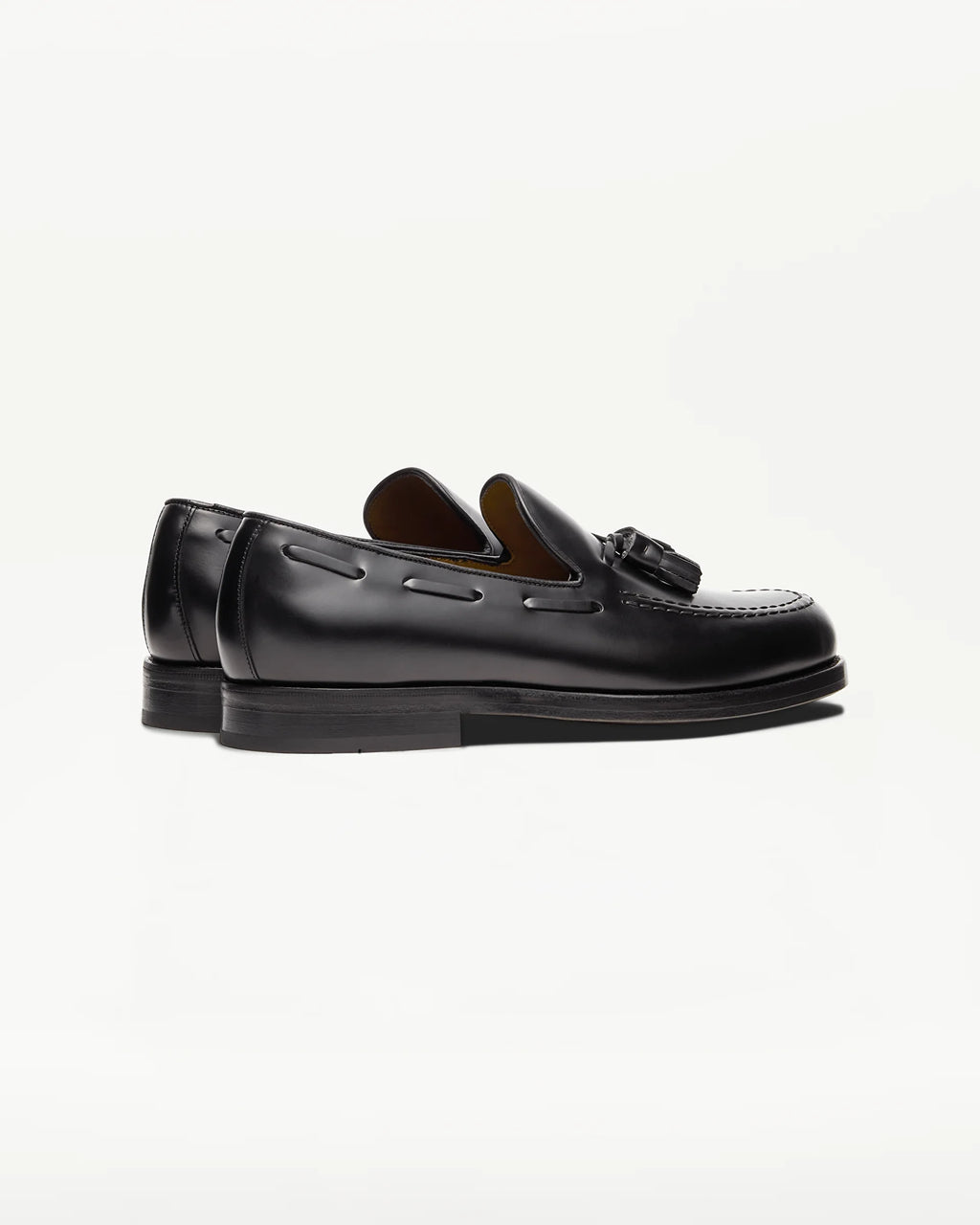 LOTTUSSE | LOAFERS | MEN'S | CLASS LEATHER TASSEL LOAFERS BLACK | BLACK